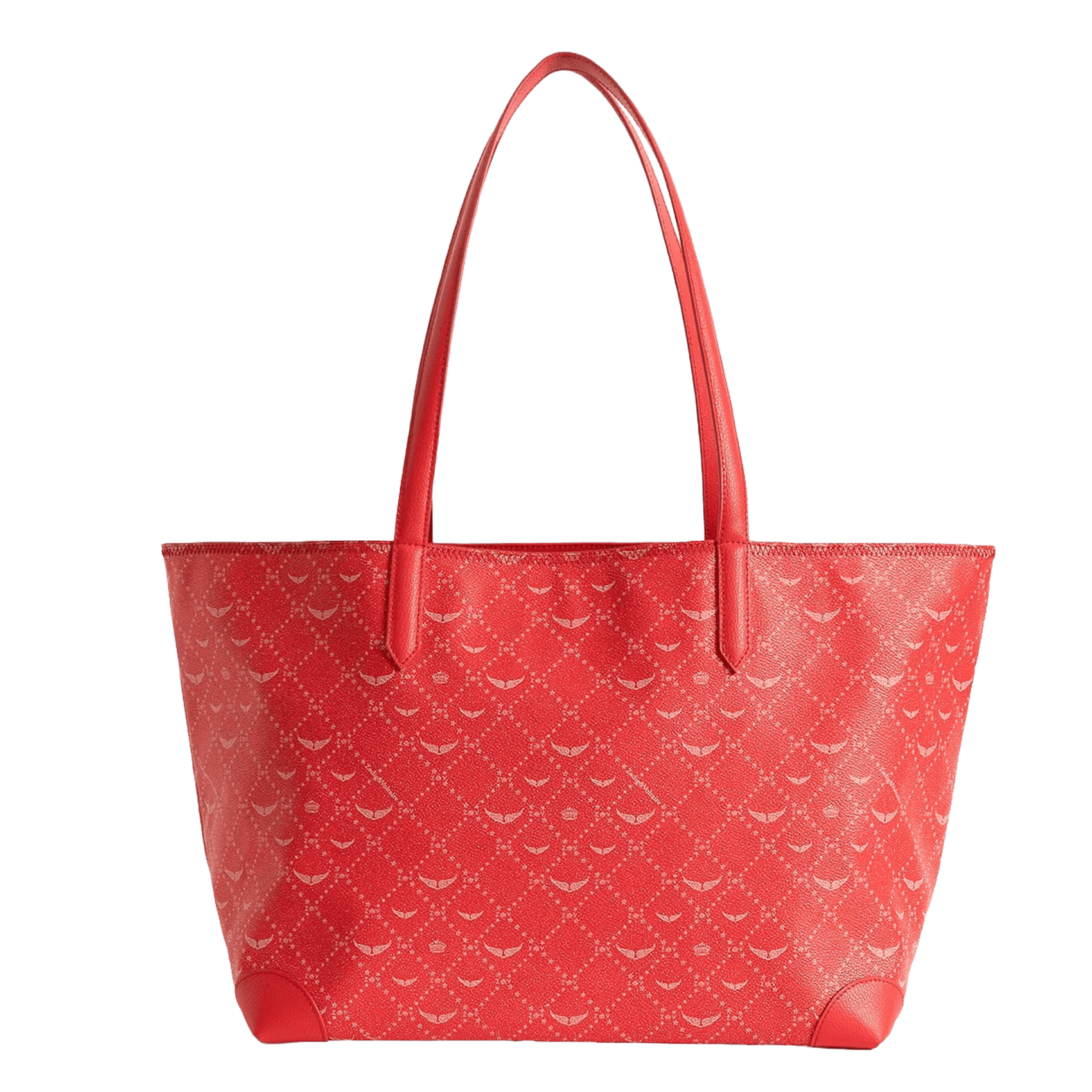 Sac cabas à imprimé monogramme z shopper ZADIG&VOLTAIRE Rouge