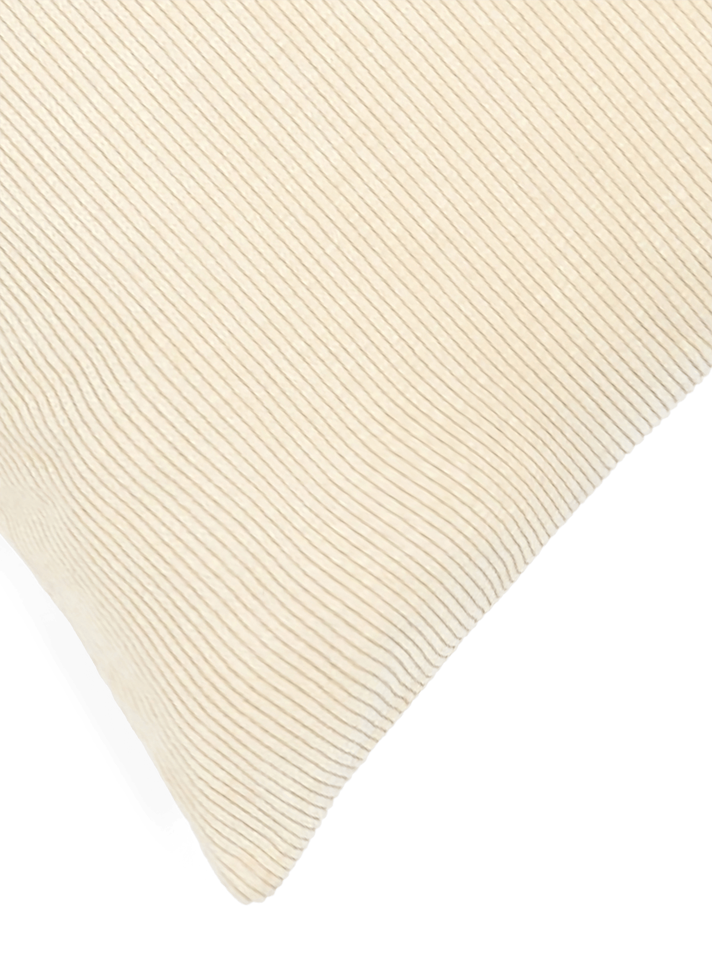 Corduroy Velvet Cushion Cover AU PRINTEMPS PARIS Beige