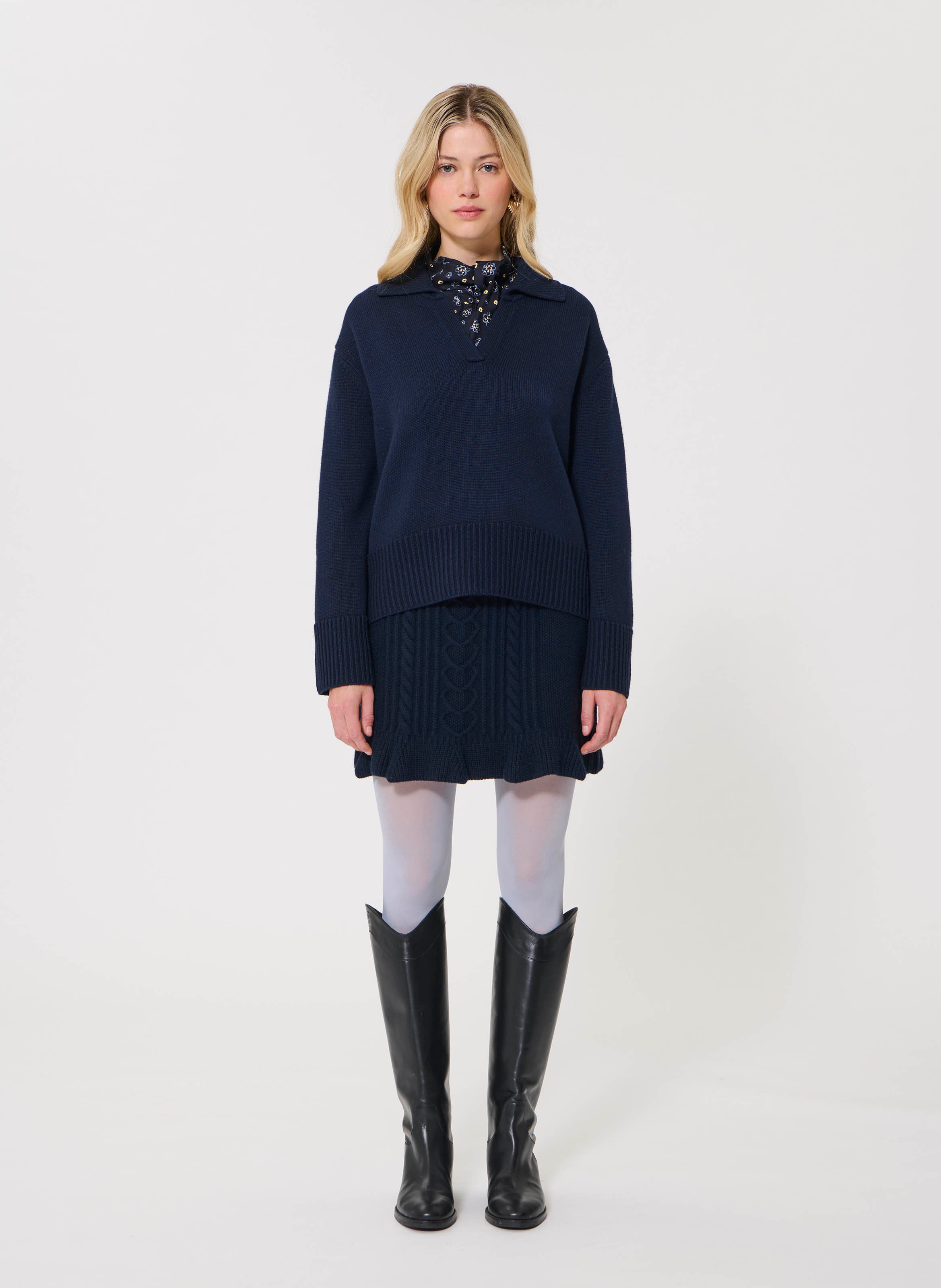 Pull paola TARA JARMON Bleu