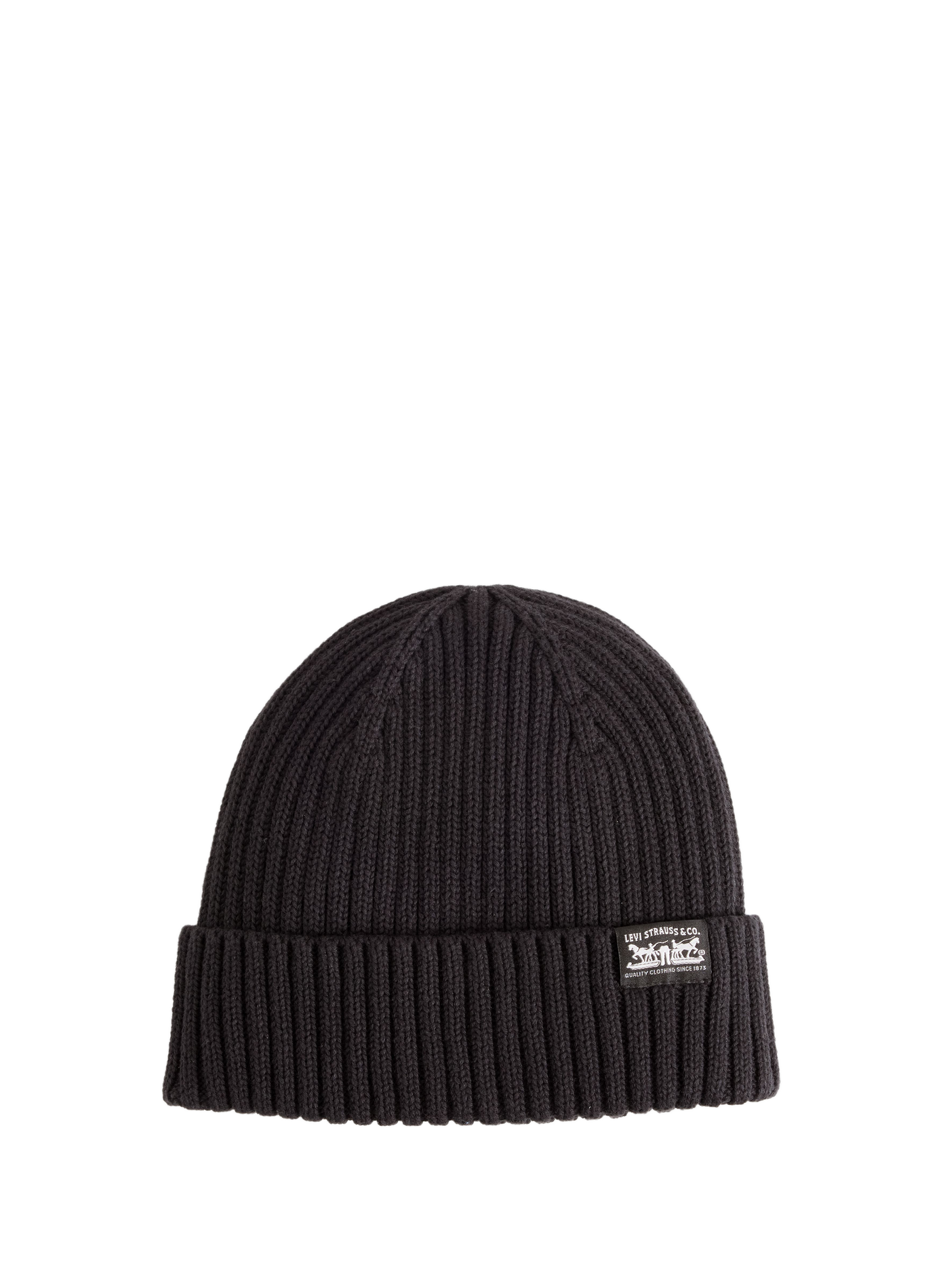 Cotton beanie LEVI'S Black