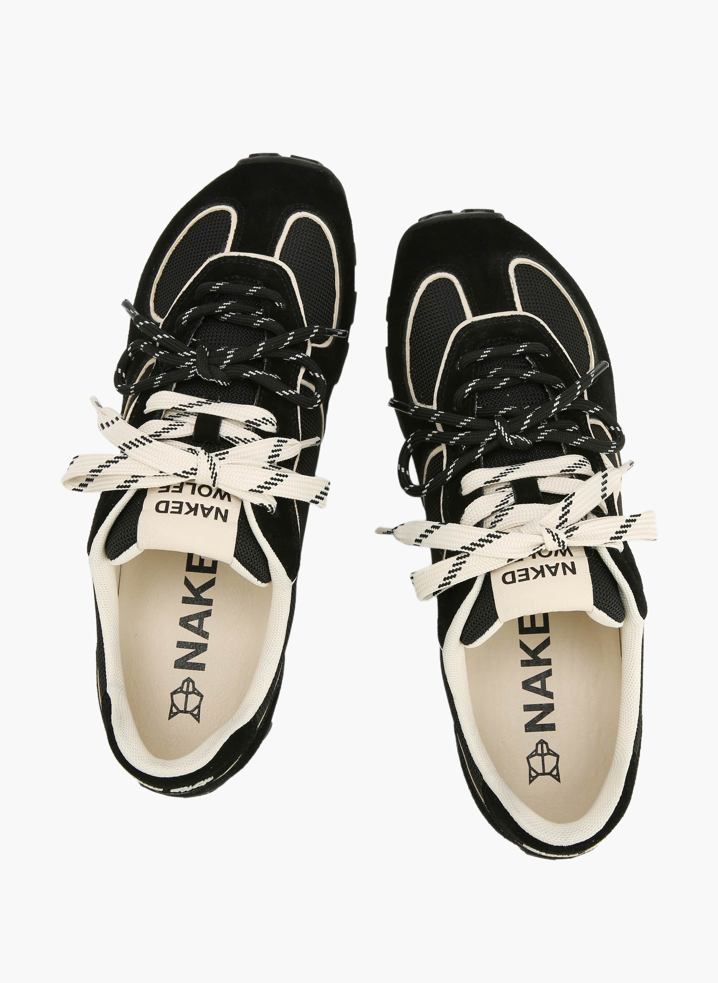 Baskets lightning en mesh NAKED WOLFE Noir
