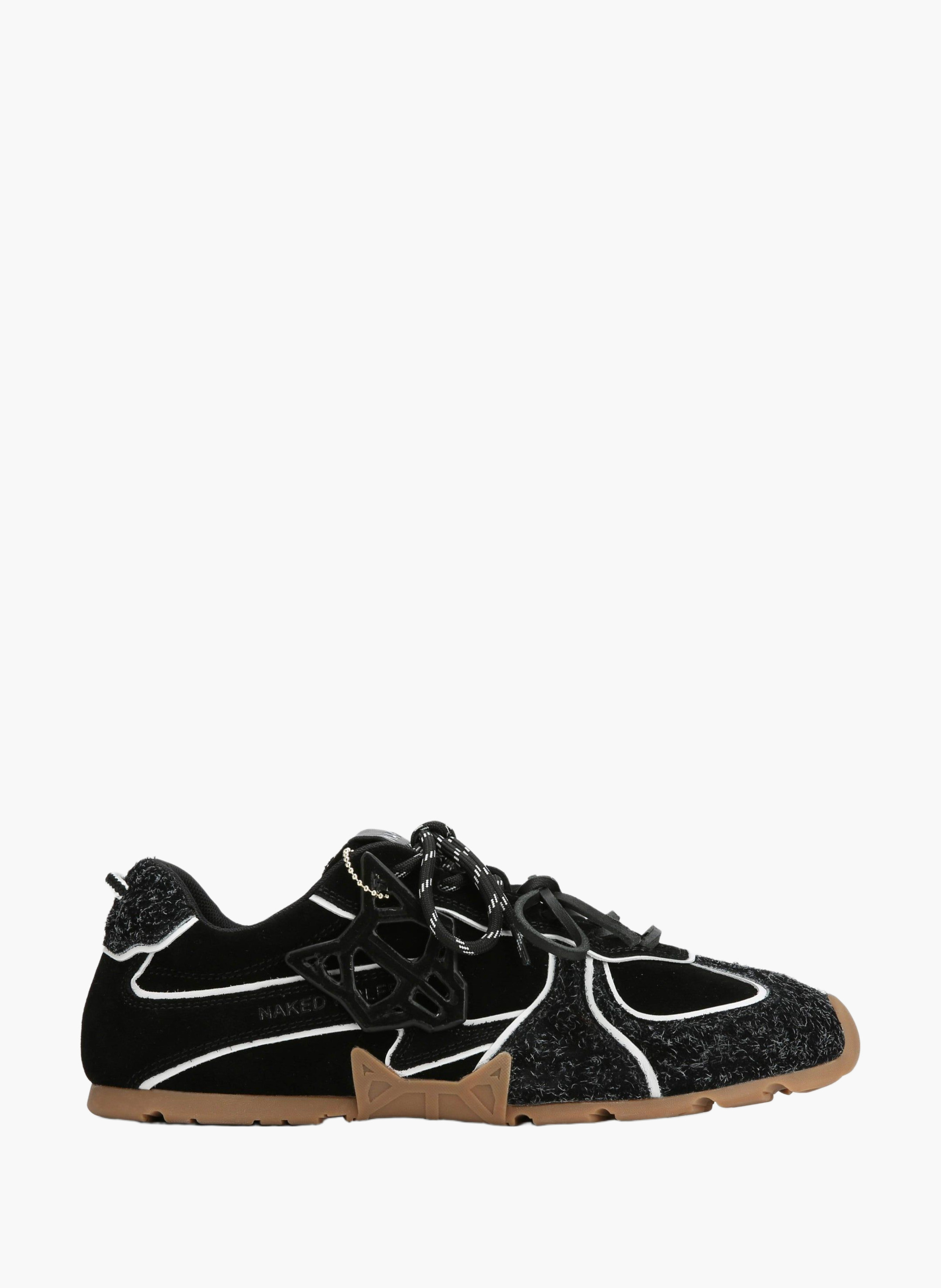 Baskets ace m en daim NAKED WOLFE Noir