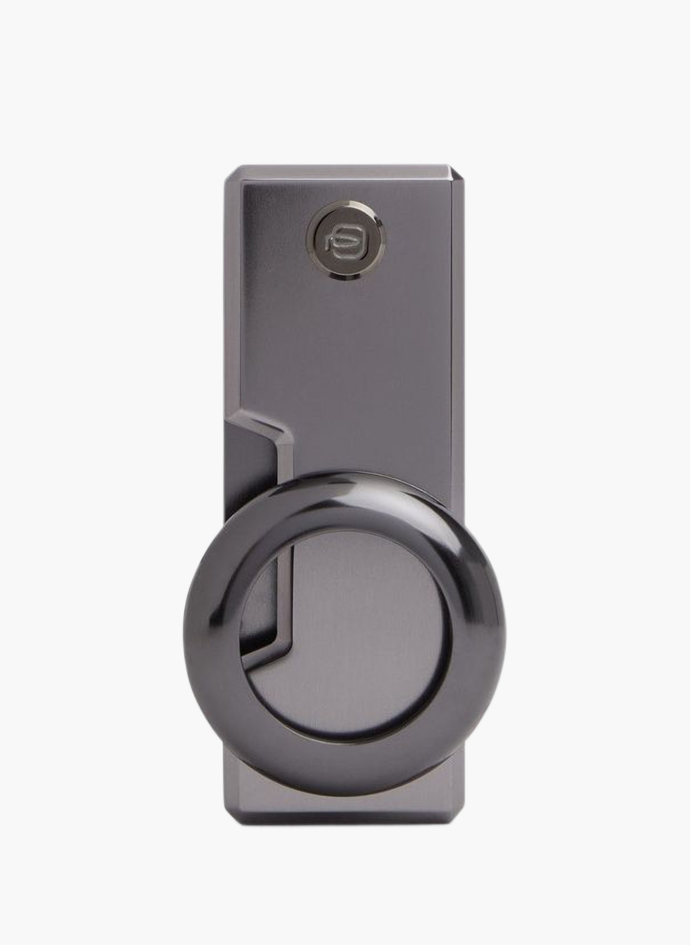 Magsafe® card holder with ring stand – blue square PIQUADRO Blue