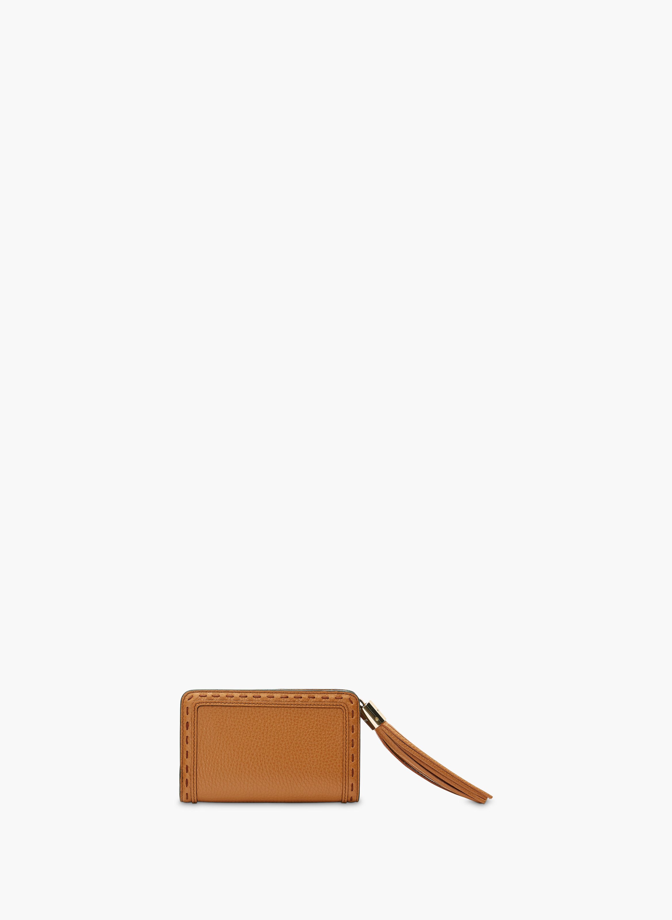 Compacte rechthoekige portefeuille van Lancel's Premier Flirt in leer. | Bruin LANCEL Dames