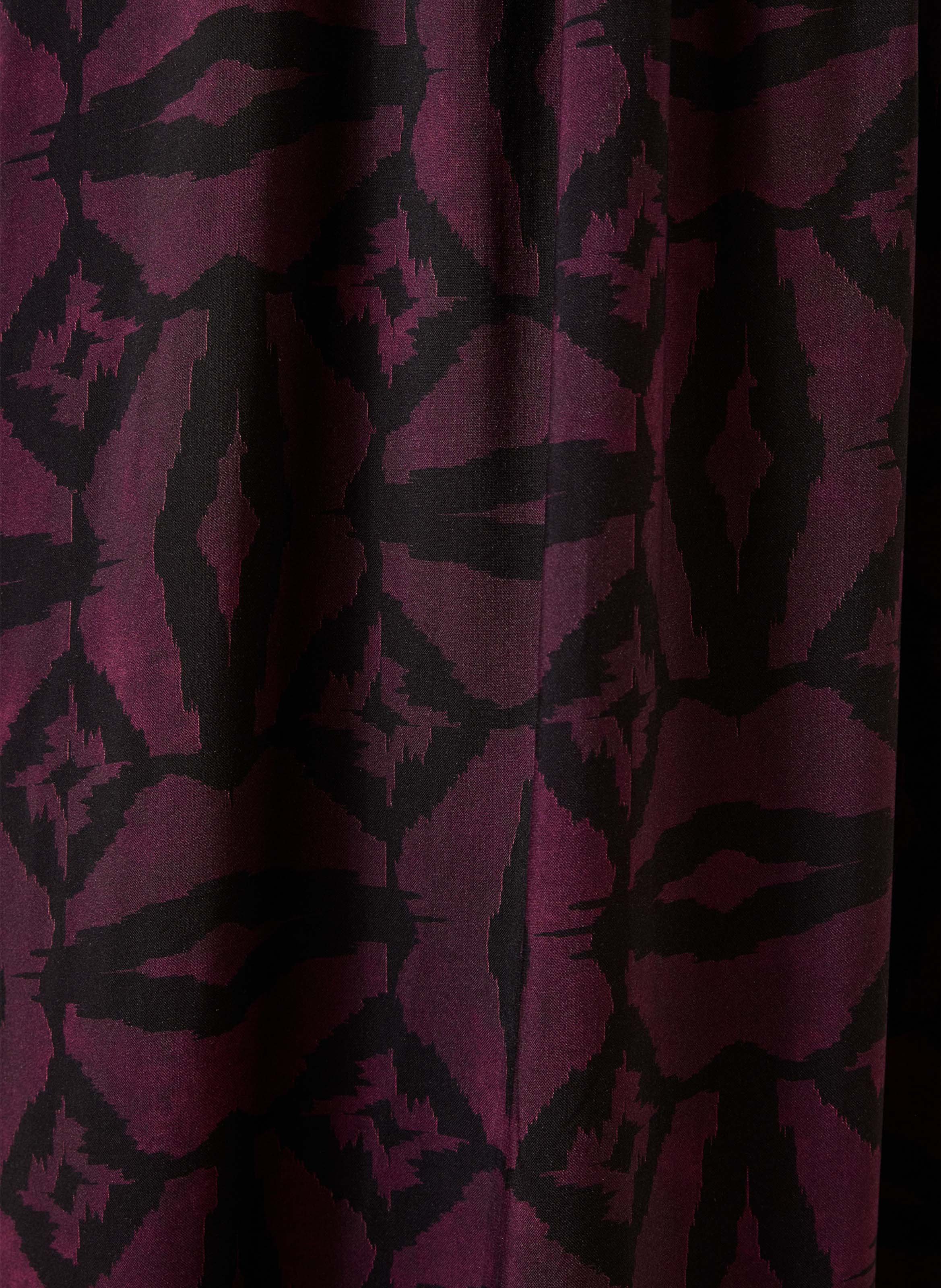 Lange rechte jurk met print LA FEE MARABOUTEE Veelkleurig
