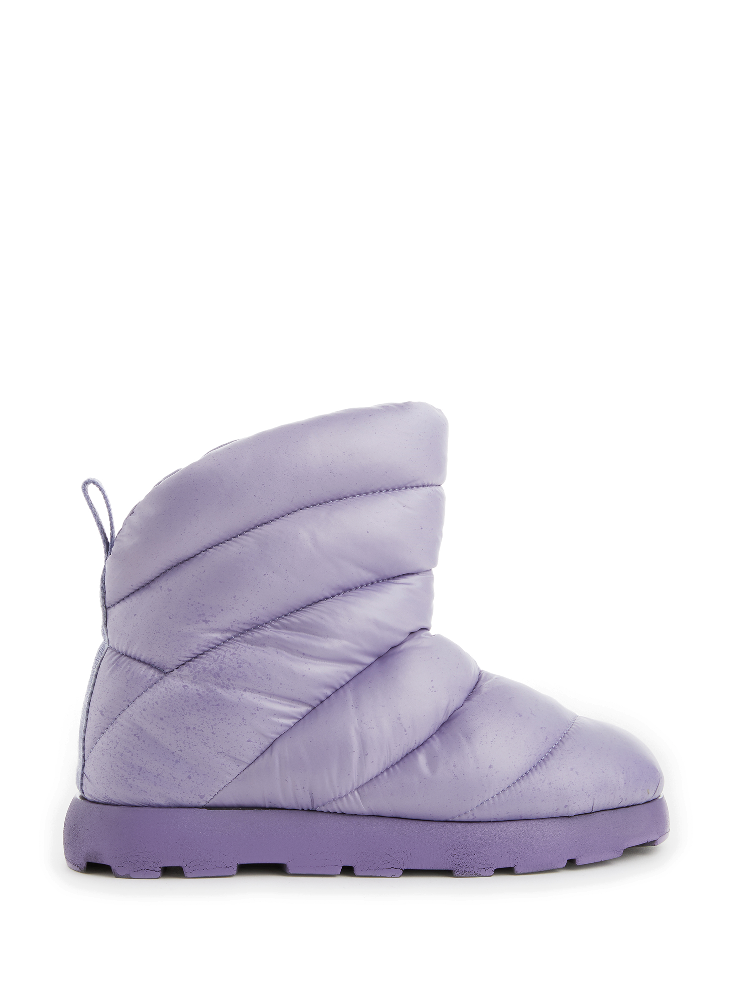 THE SOCIAL SUNDAY Bottines matelassées Violet