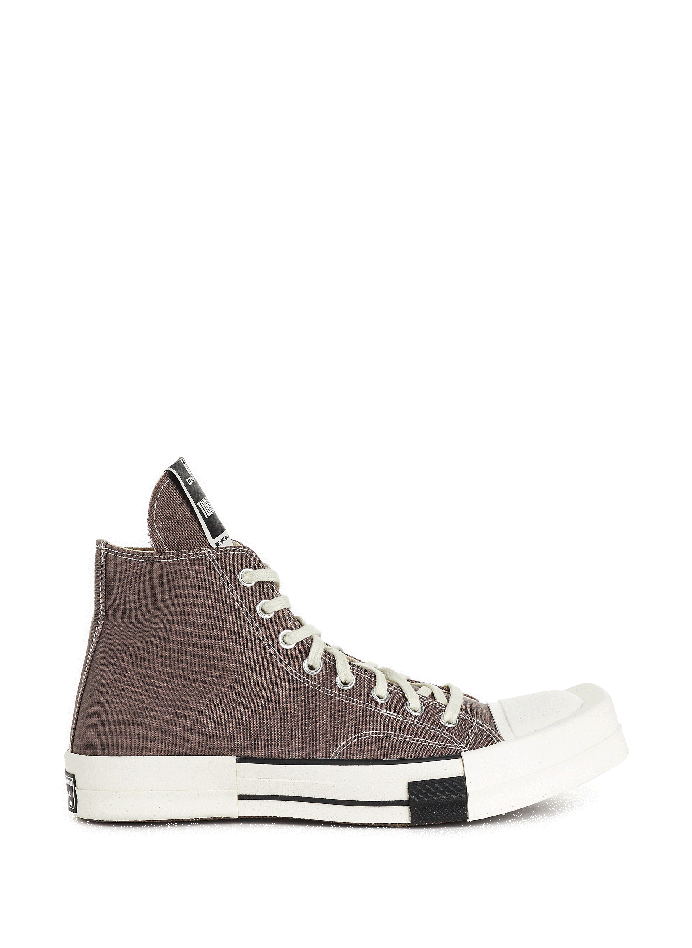 RICK OWENS Square-toe sneakers Brown