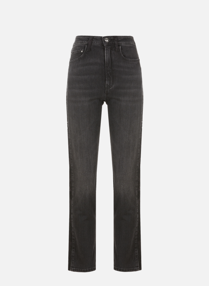 High-waisted cotton jeans GUESS