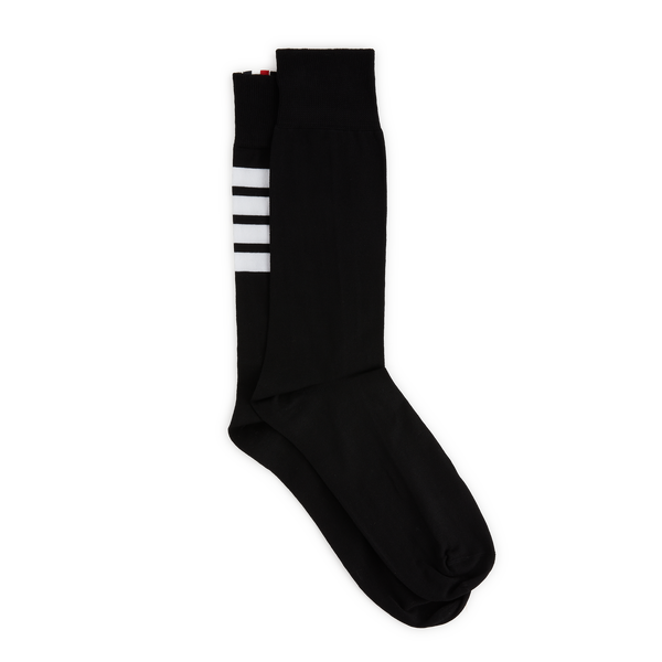 Thom Browne Cotton Socks In Black