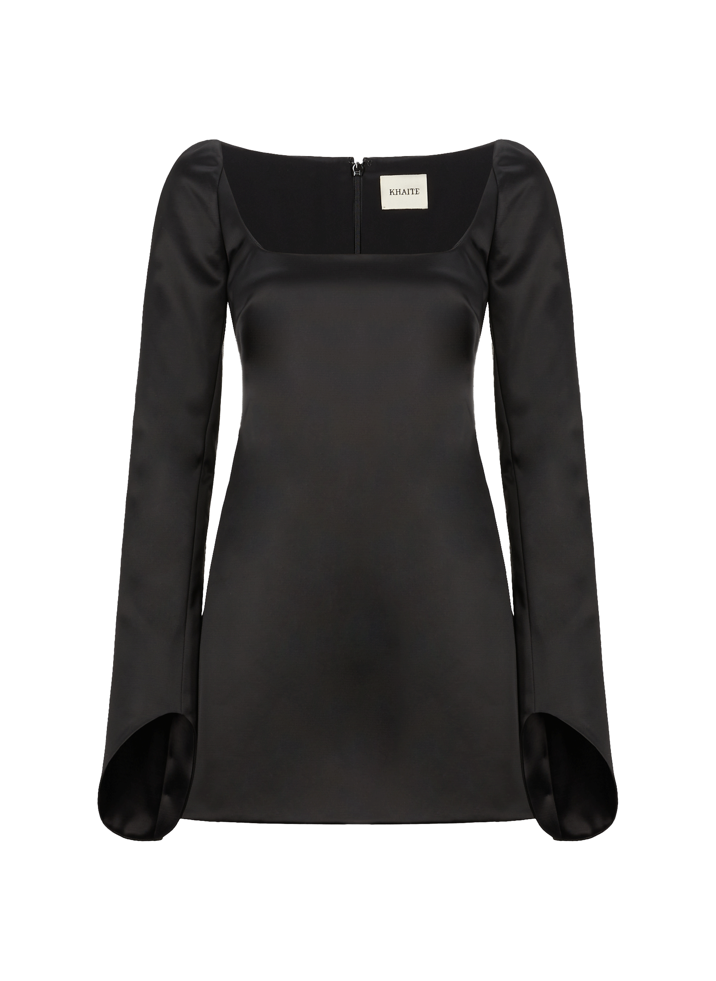 Robe courte à manches longues