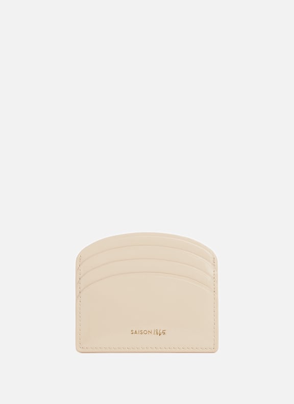 Porte-cartes en cuir Beige by SAISON 1865 SAISON 1865 Porte-cartes en cuir Beige