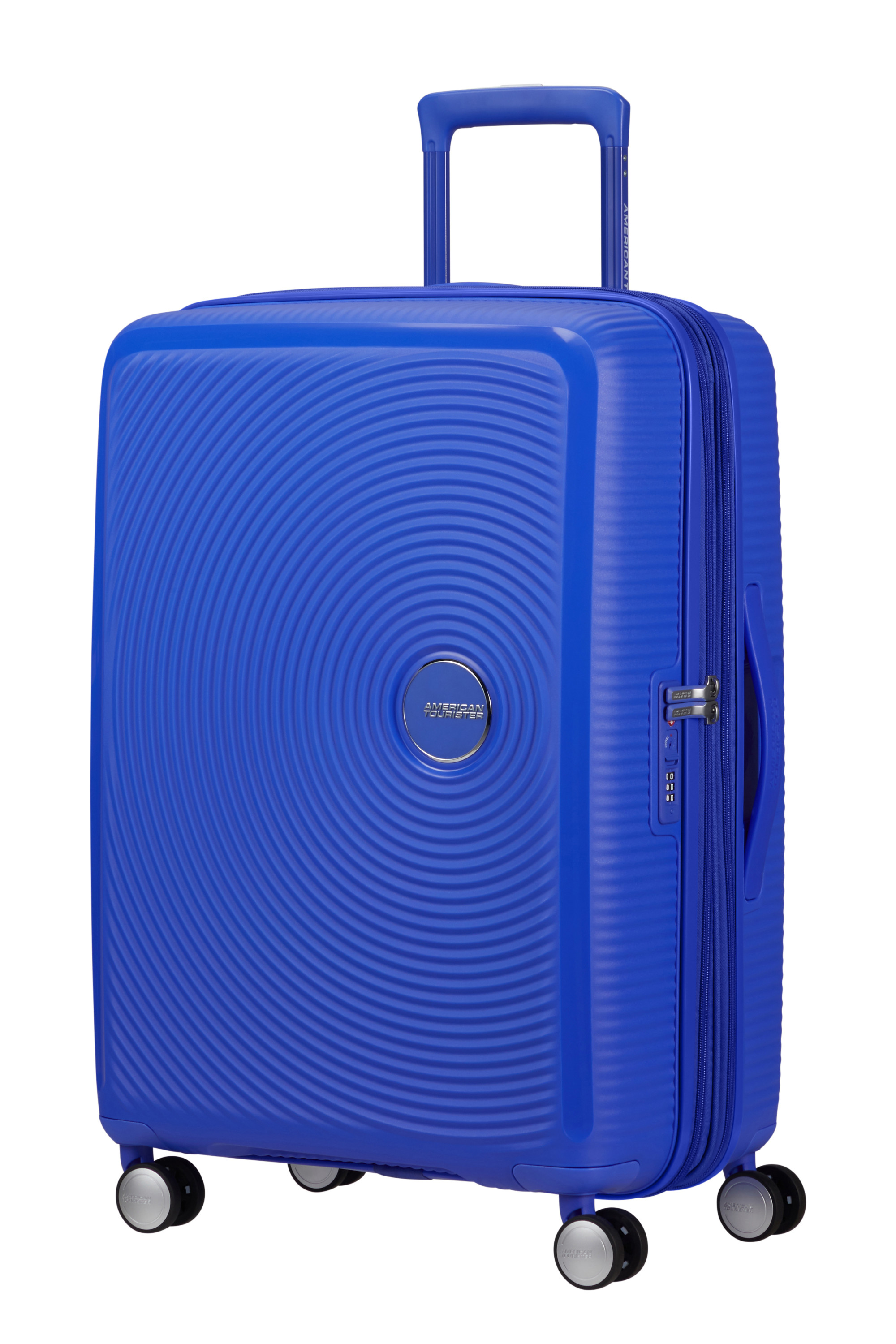 Soundbox valise 4 roues taille m AMERICAN TOURISTER Bleu