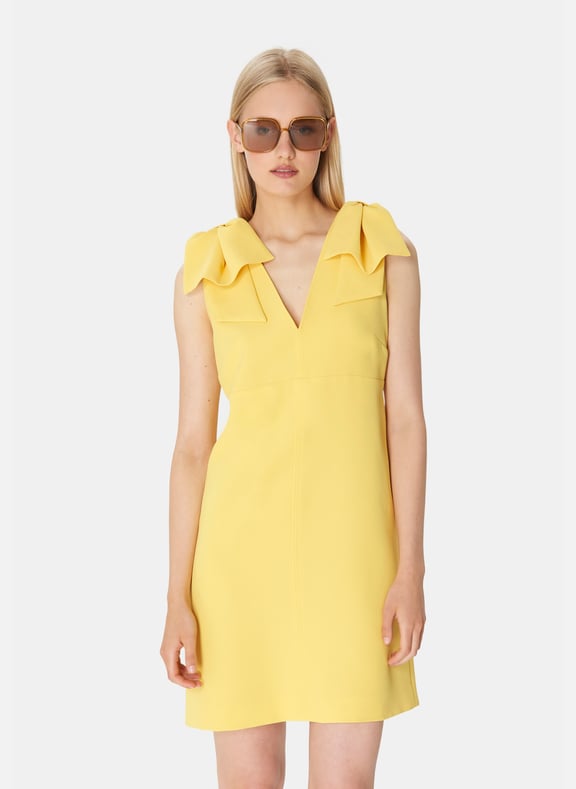 Robe cintrée uni - remarquable Jaune by TARA JARMON TARA JARMON Robe cintrée uni - remarquable Jaune