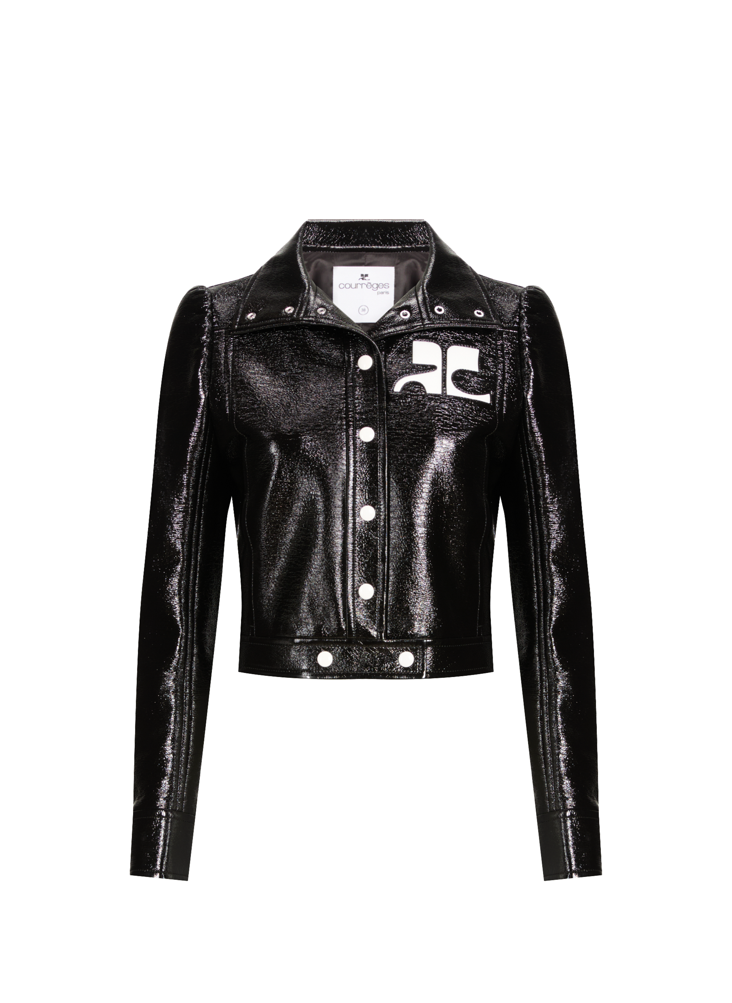 COURRÈGES Reedition vinyl jacket Black