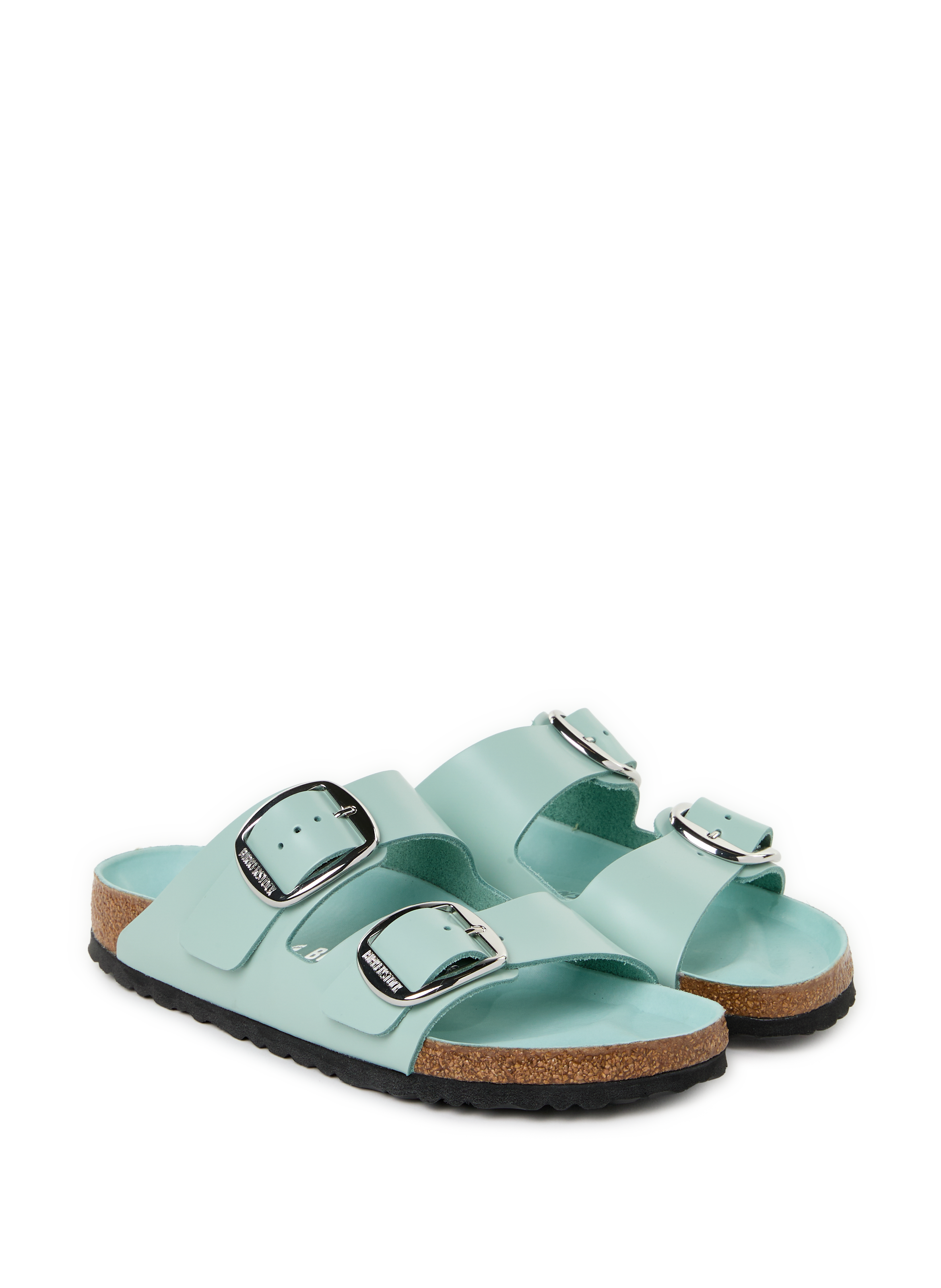 Arizona Big Buckle patent leather mules BIRKENSTOCK Blue