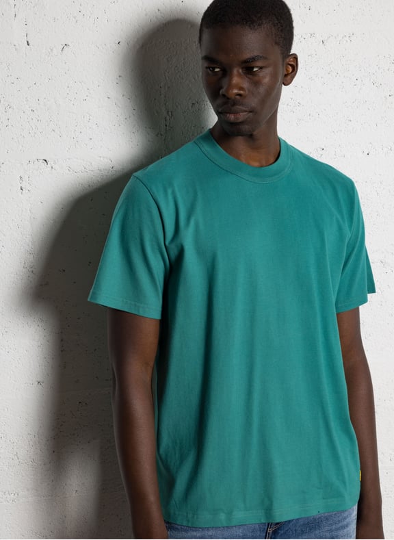 Tee-shirt droit ras du cou en coton bio callac Bleu by ARMOR-LUX ARMOR-LUX Tee-shirt droit ras du cou en coton bio callac Bleu