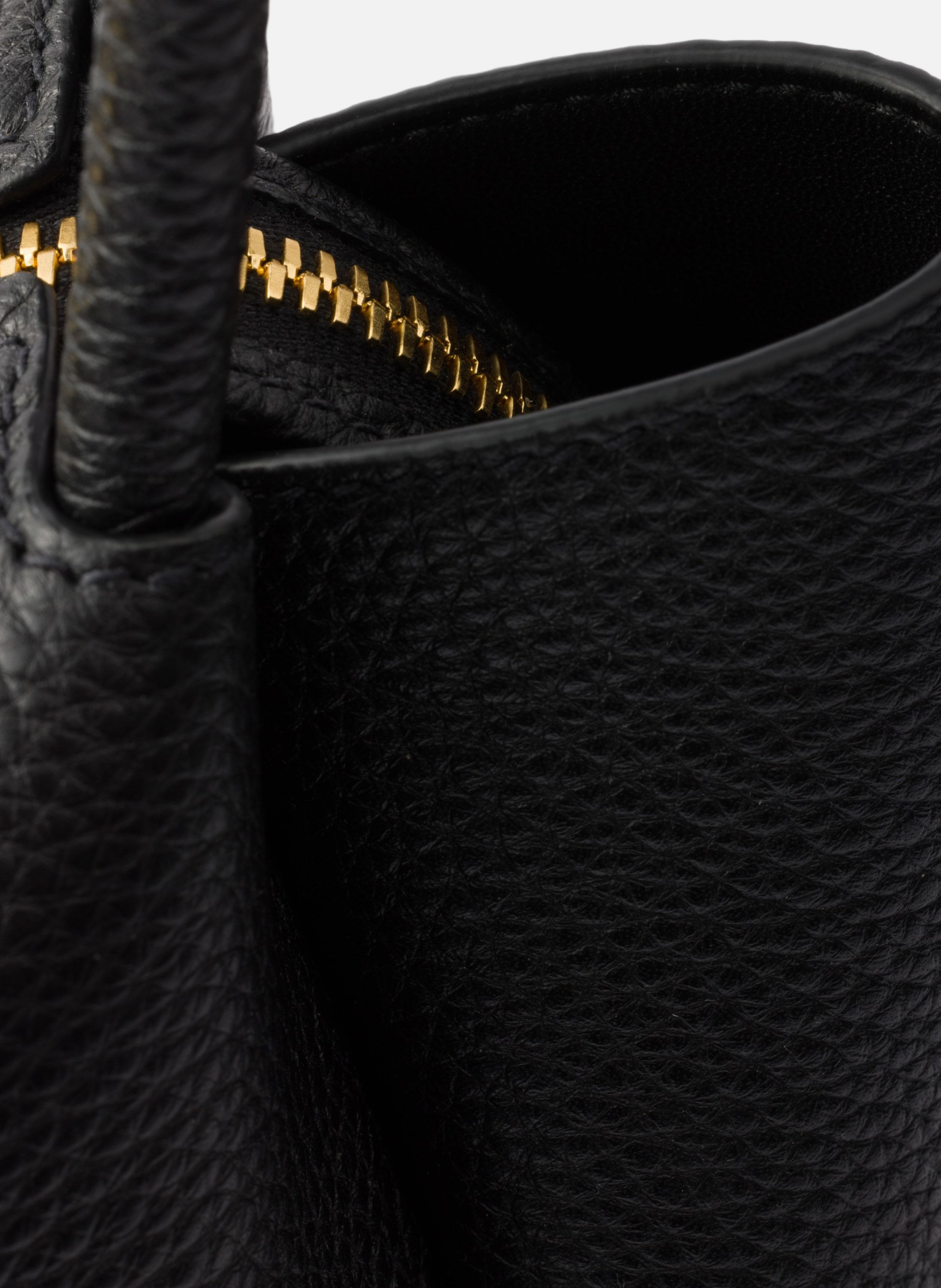 Petit sac en cuir PRADA Noir