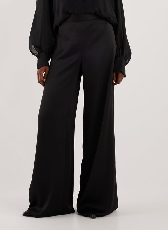 Flowing Trousers Black by ADOLFO DOMINGUEZ ADOLFO DOMINGUEZ Flowing Trousers Black
