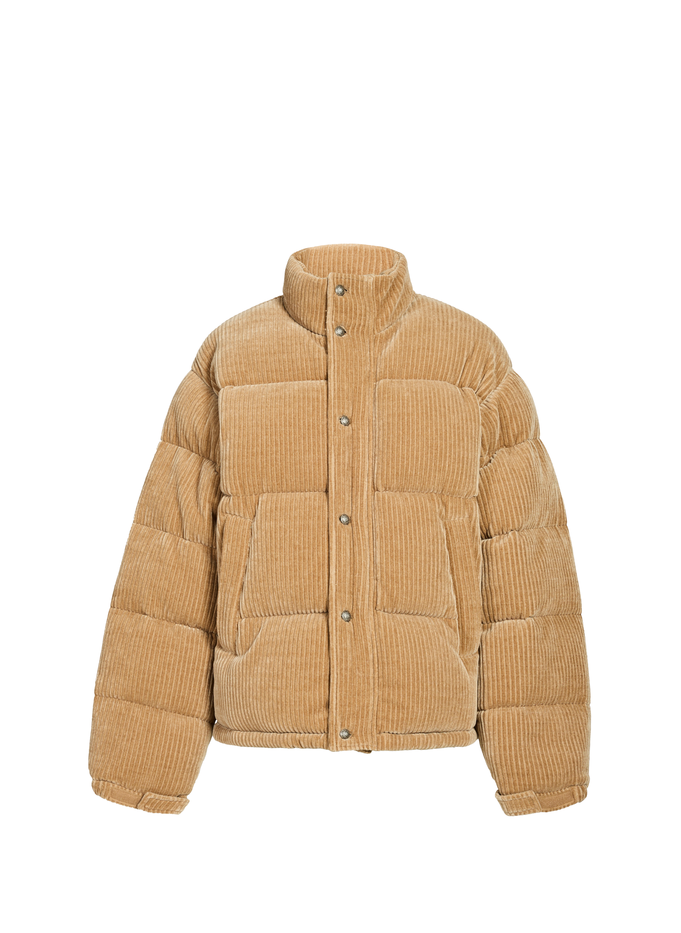CALEB Blouson court effet velours  Marron