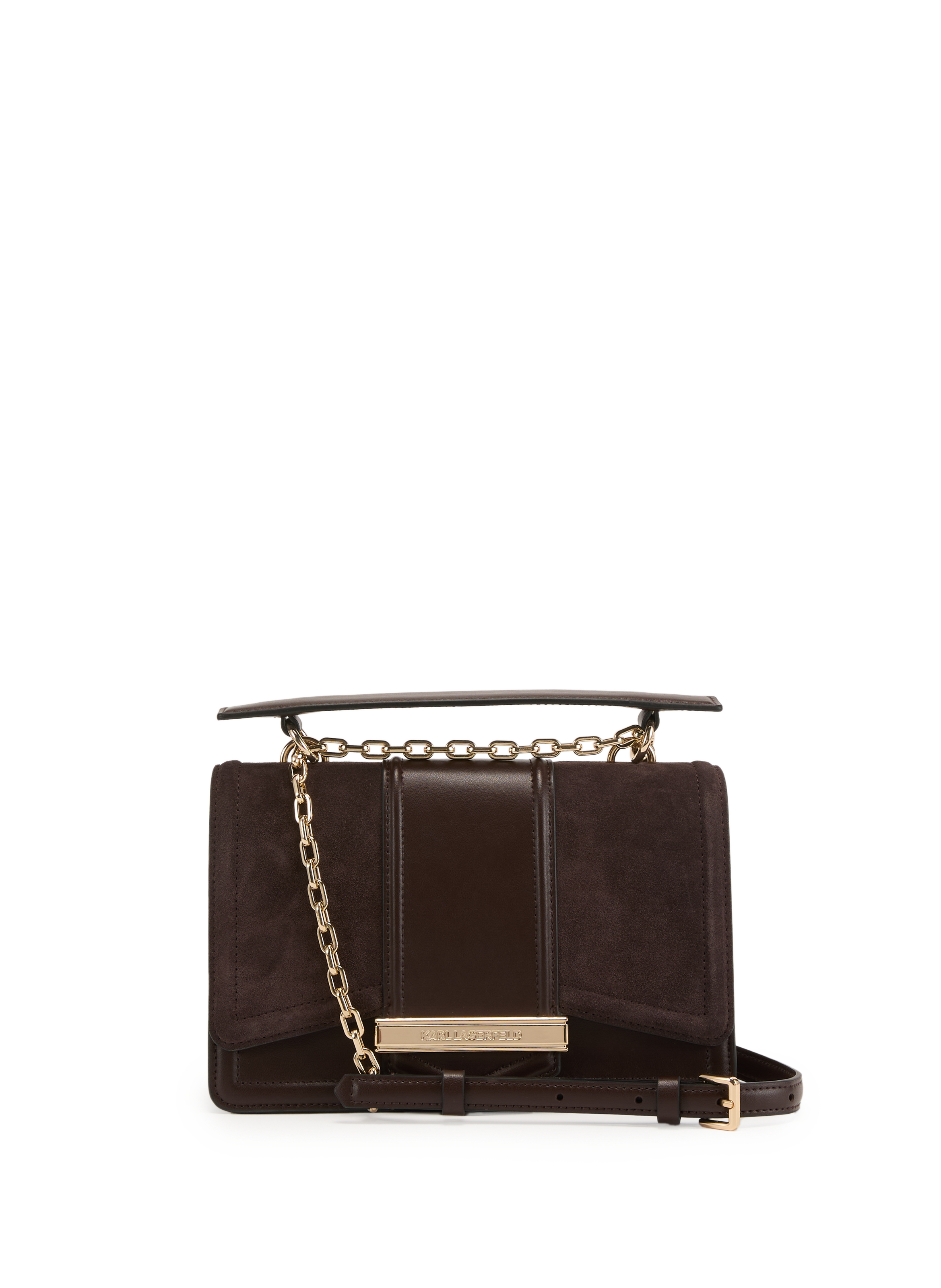 KARL LAGERFELD Sac à main K/Nova en cuir  Brown