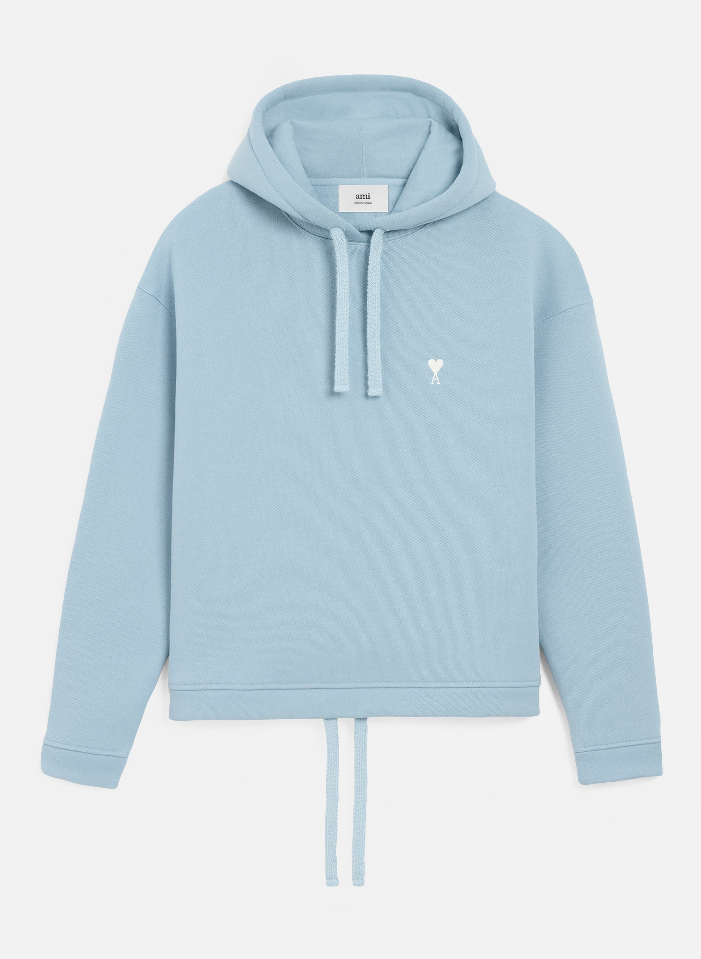 Hoodie ami de coeur en coton unisexe AMI PARIS Bleu