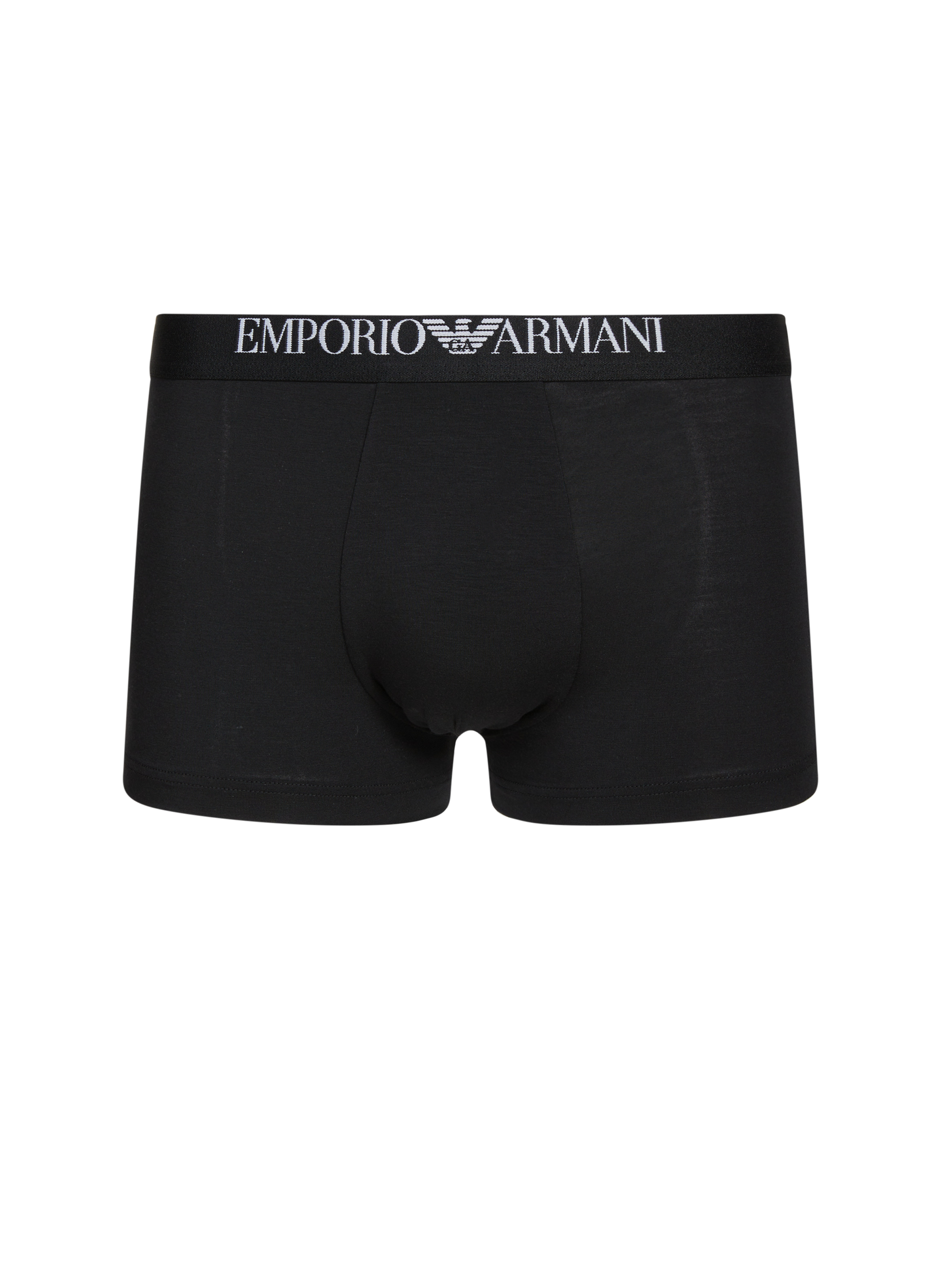 Lot de deux boxers à logo EMPORIO ARMANI Noir