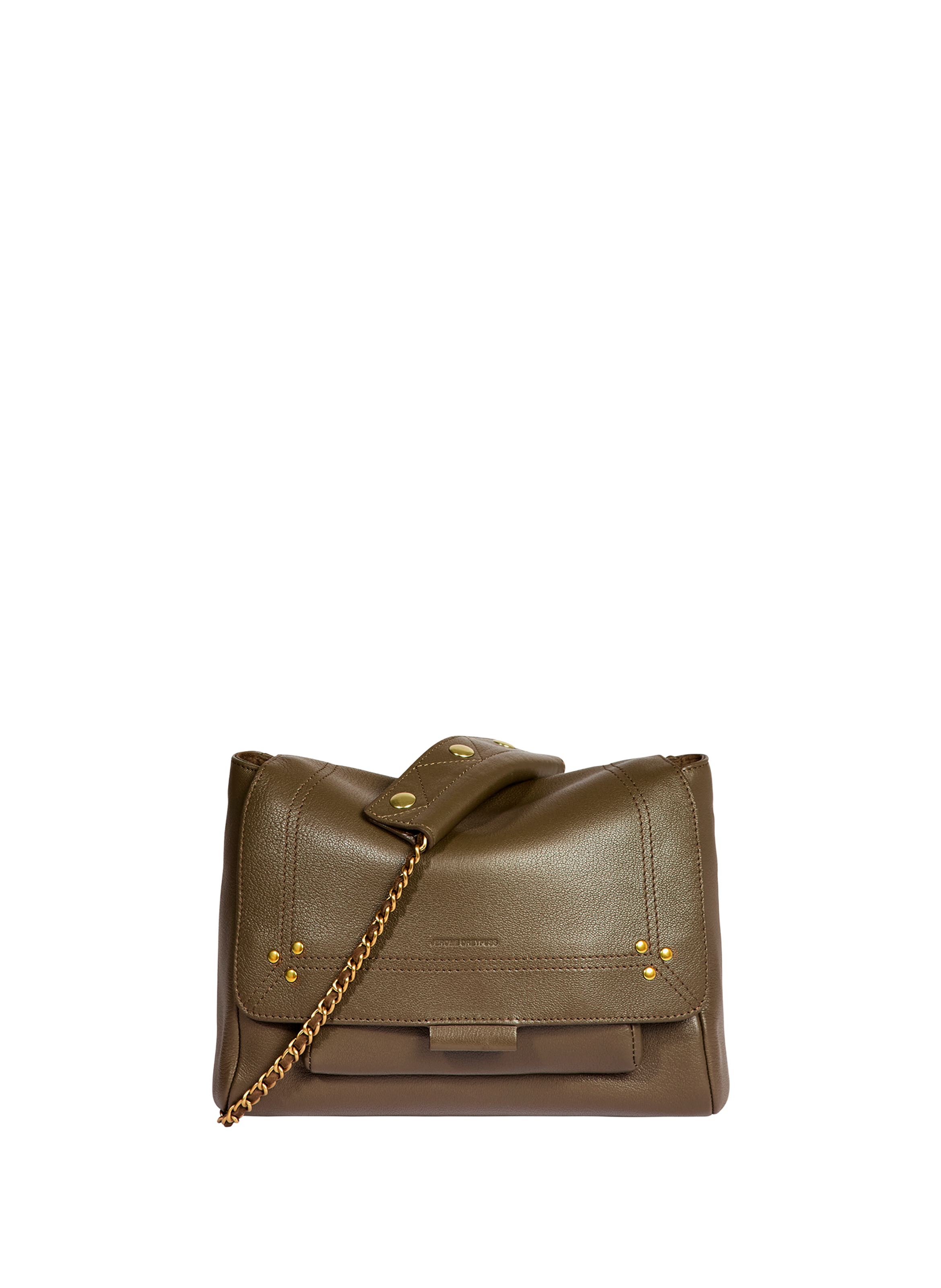 Sac bandoulière en cuir JÉRÔME DREYFUSS Kaki