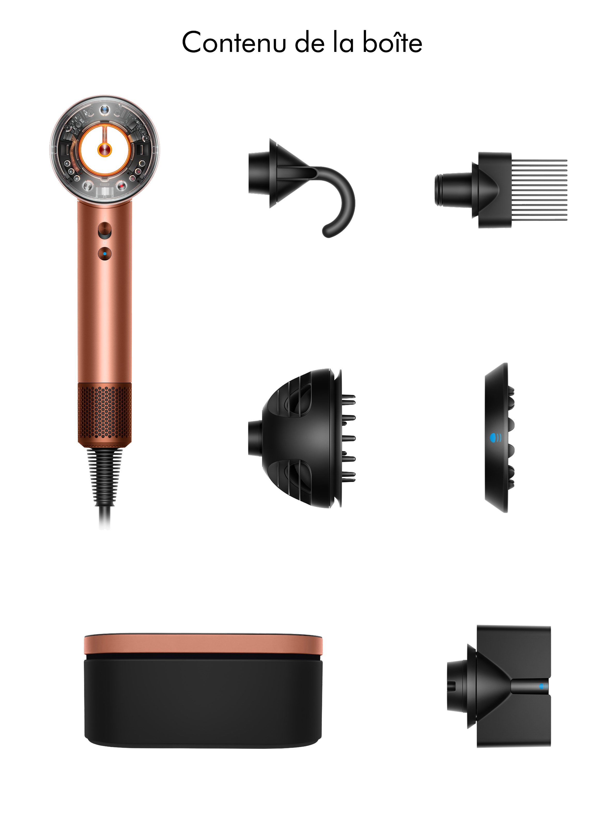 Dyson Supersonic Hair Dryer, Limited Edition for Curly to Coily Hair Silk/Amber DYSON No color