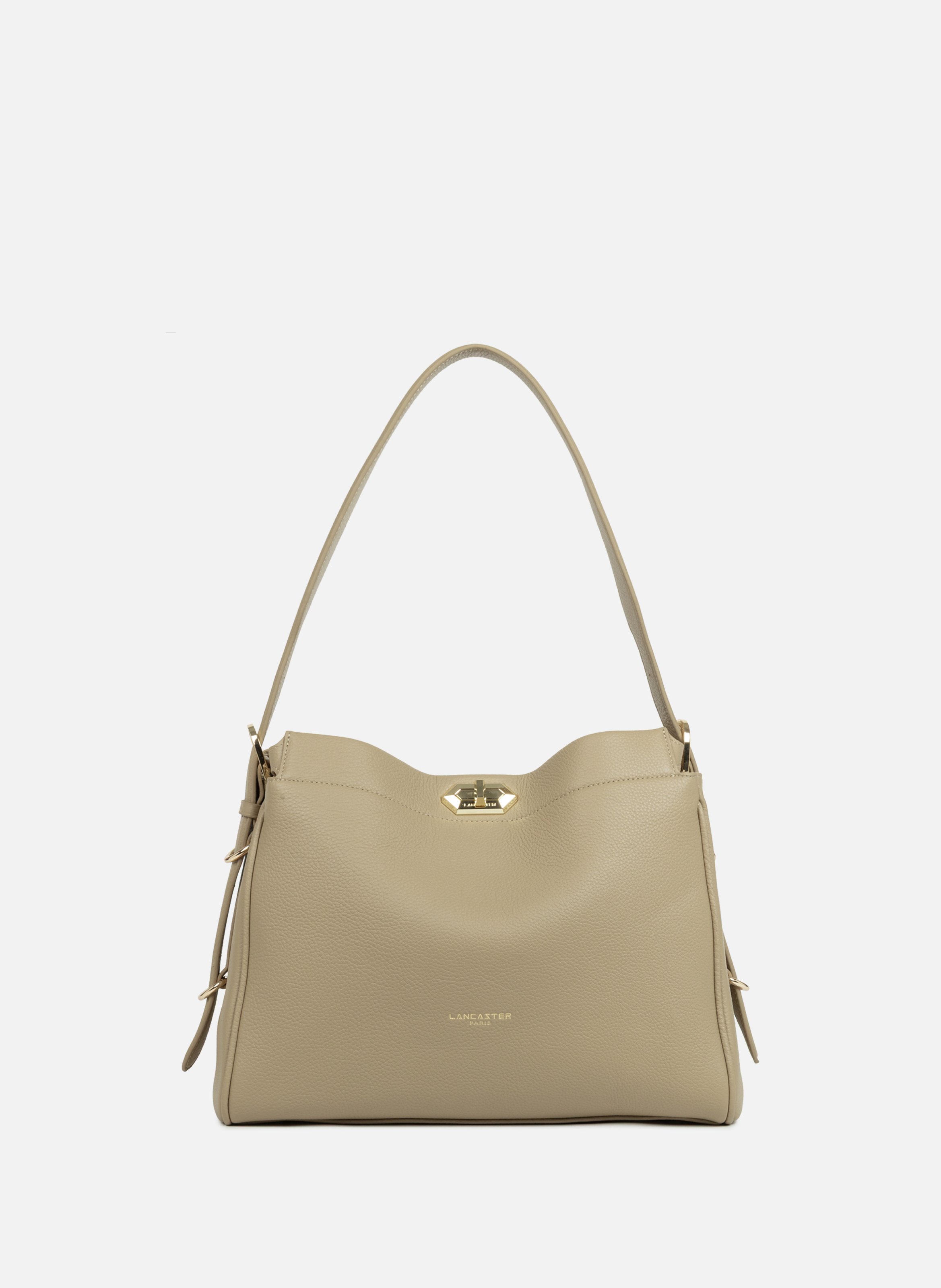 LANCASTER Large hobo bag - Mademoiselle ROMY Beige