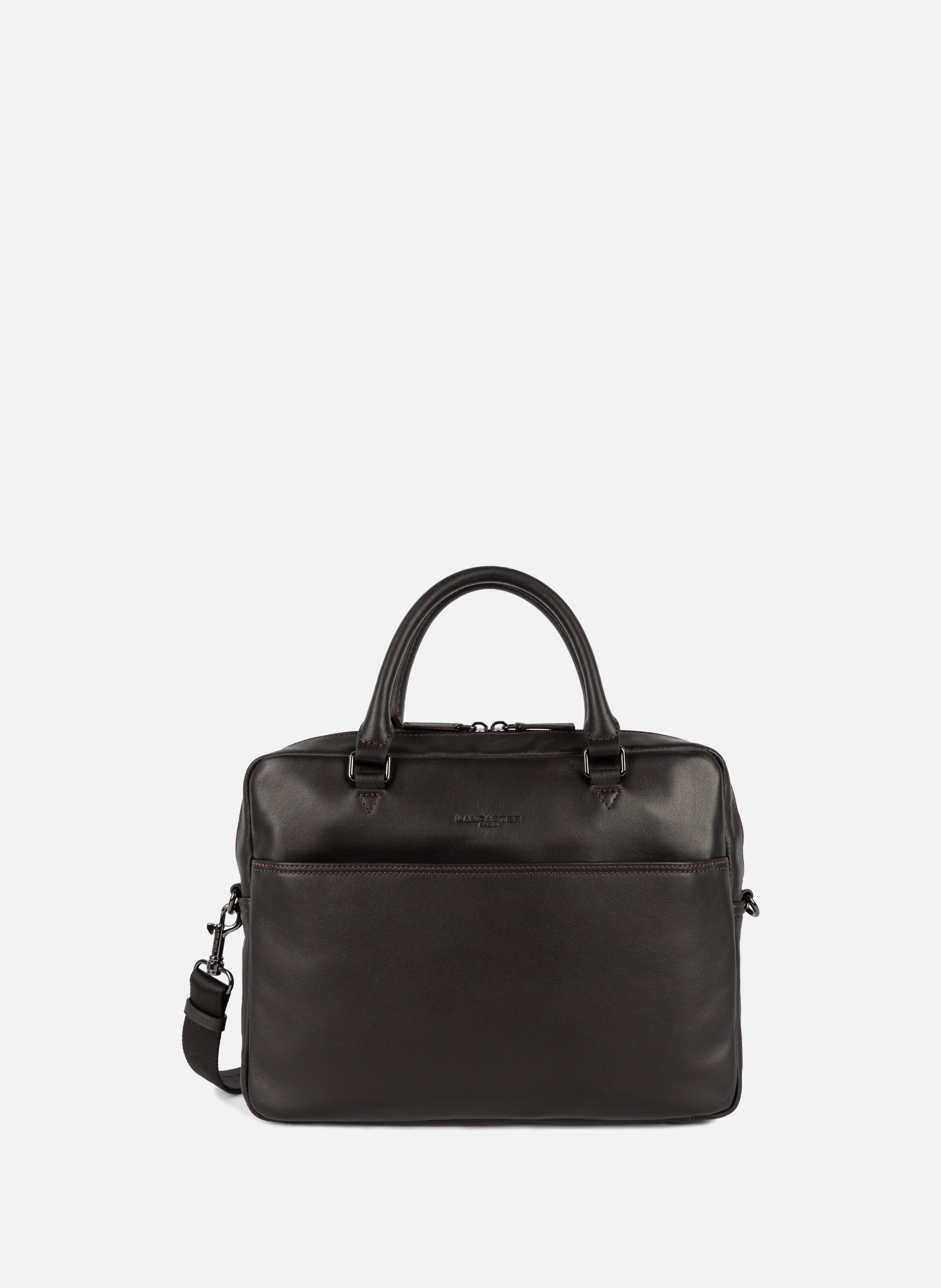 M portfolio document holder bag - Soft Vintage Homme LANCASTER Brown