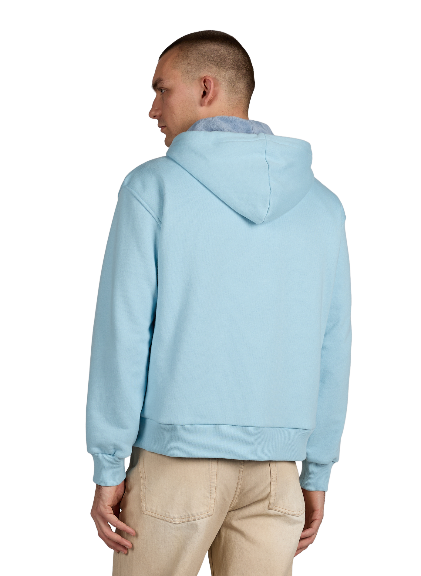 Sweat à capuche en coton BENJAMIN BENMOYAL Bleu