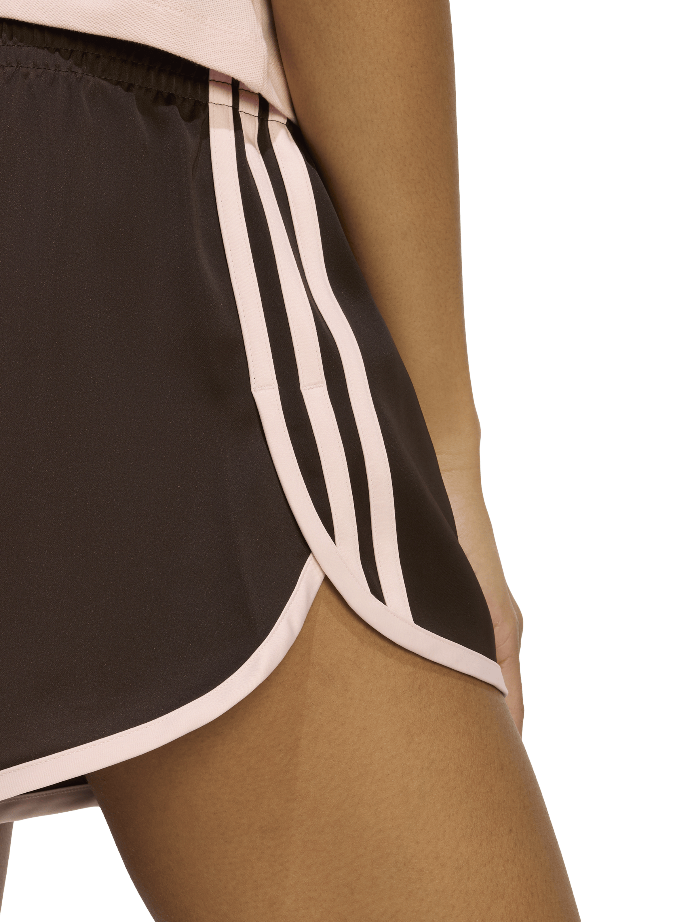 Large embroidered logo sweatshirt ADIDAS Brown