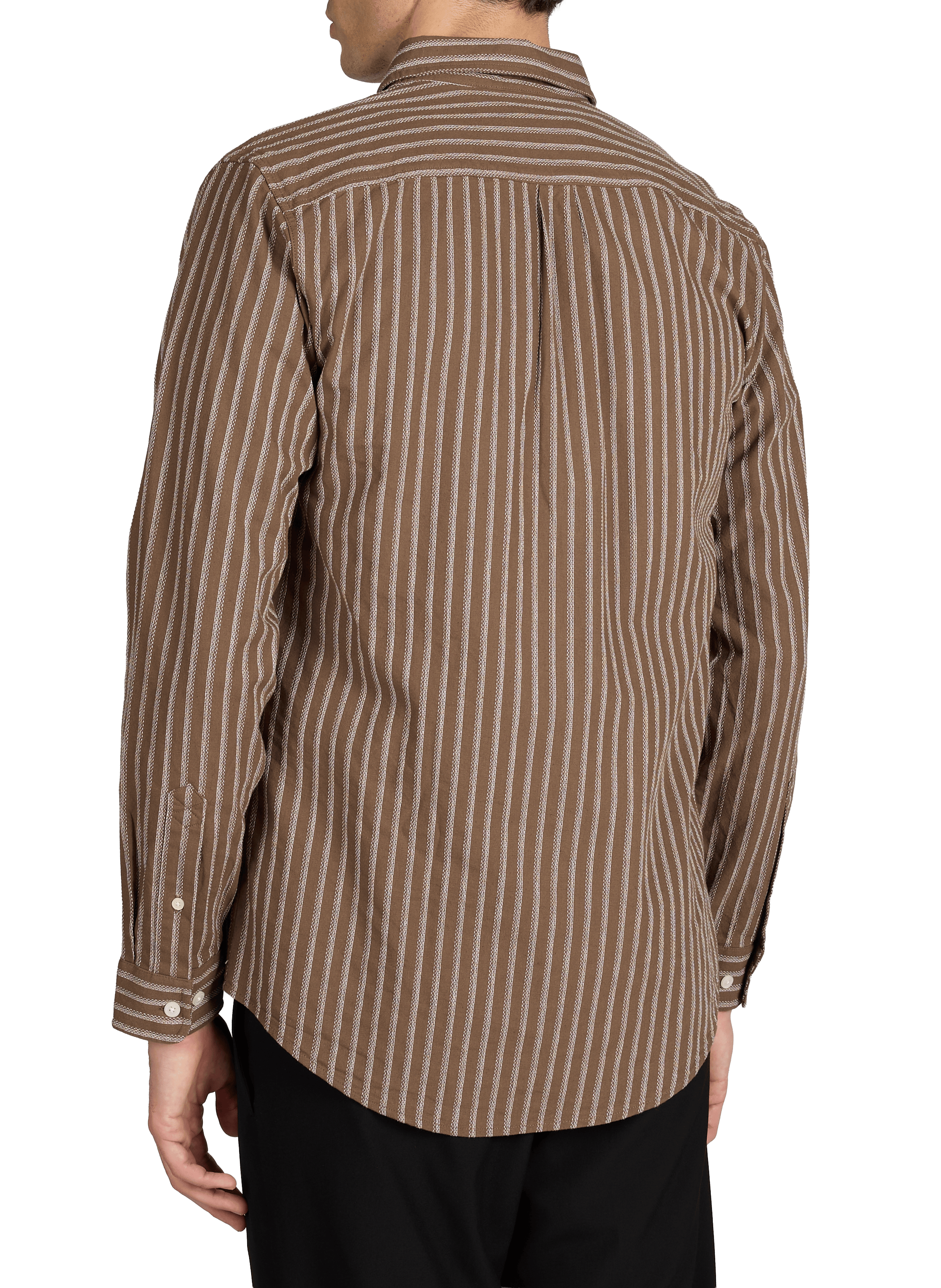 Oversized organic cotton shirt SAMSOE SAMSOE White