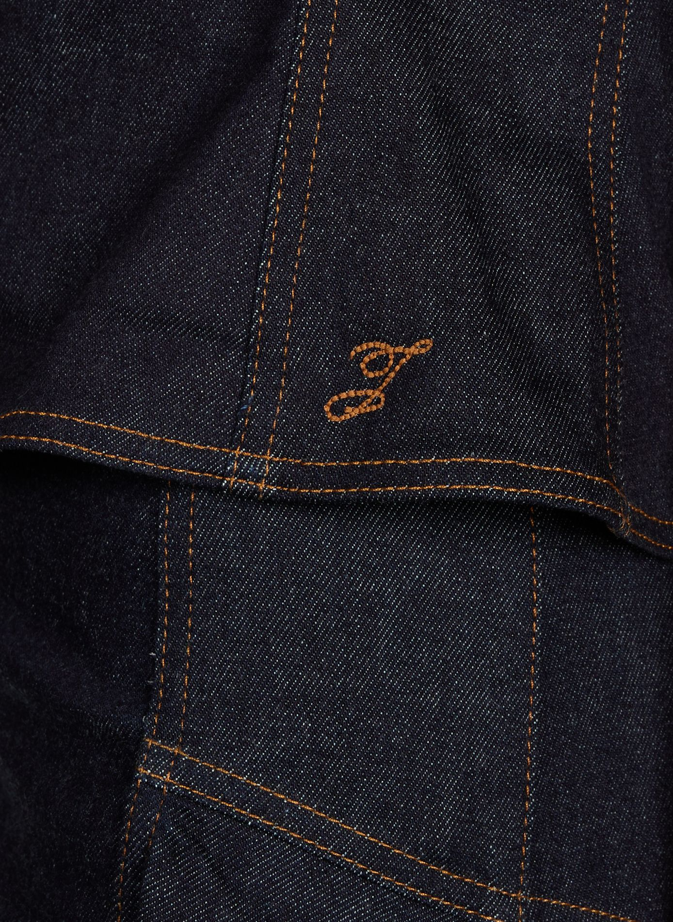 Le haut De-Nîmes en denim de coton JACQUEMUS Bleu