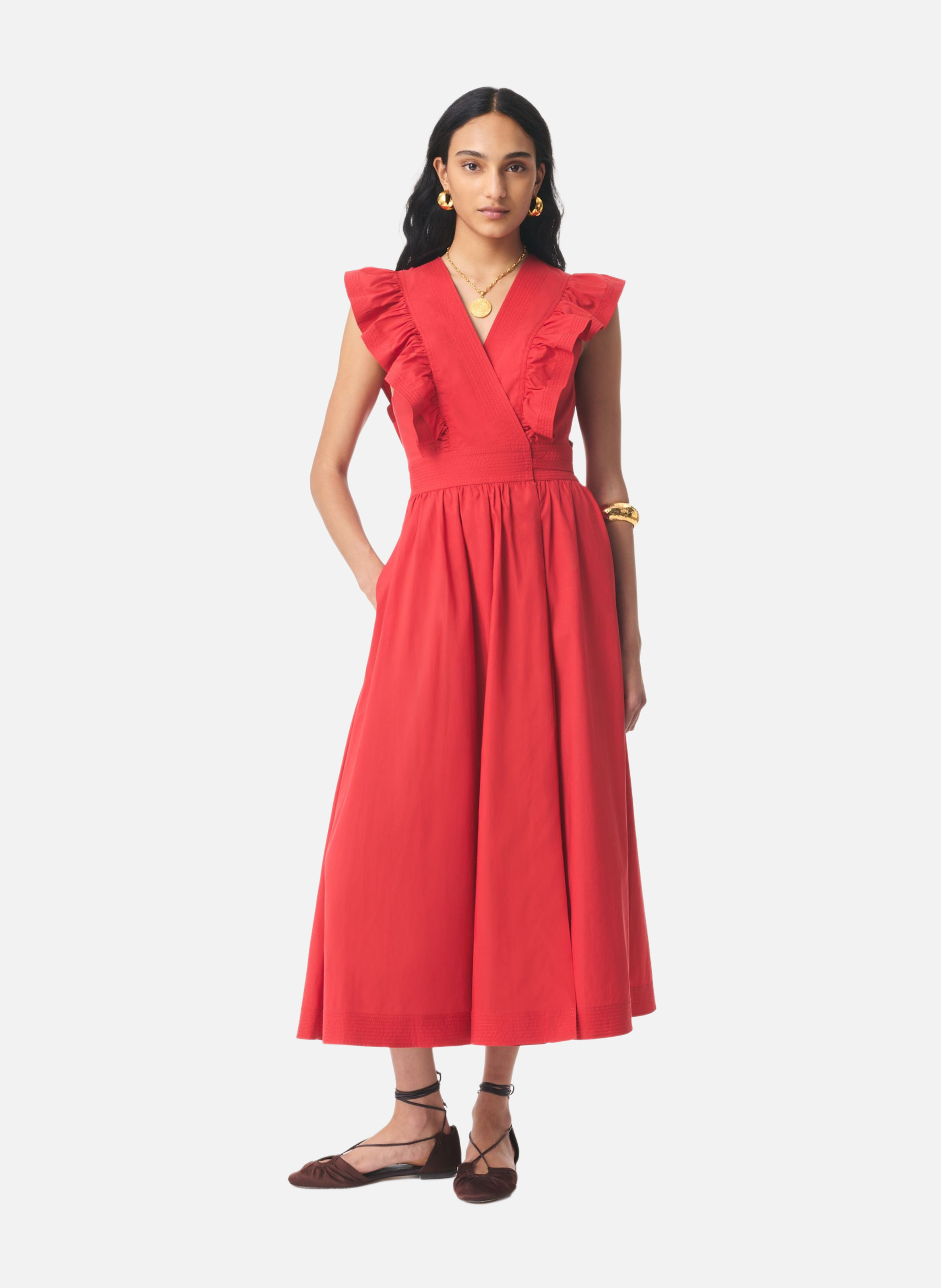 Robe ermione VANESSA BRUNO Rouge