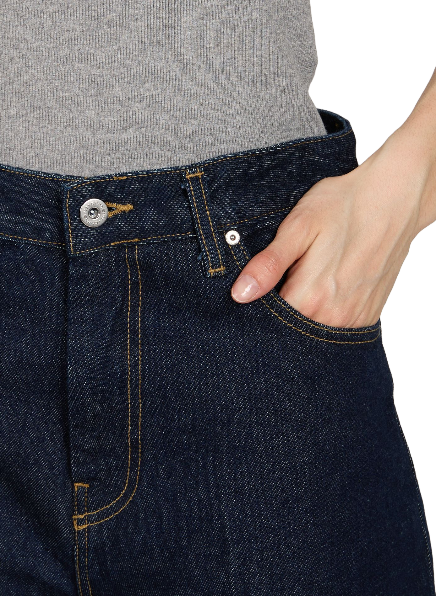 Bermuda Belmont en denim de coton CARHARTT WIP Bleu