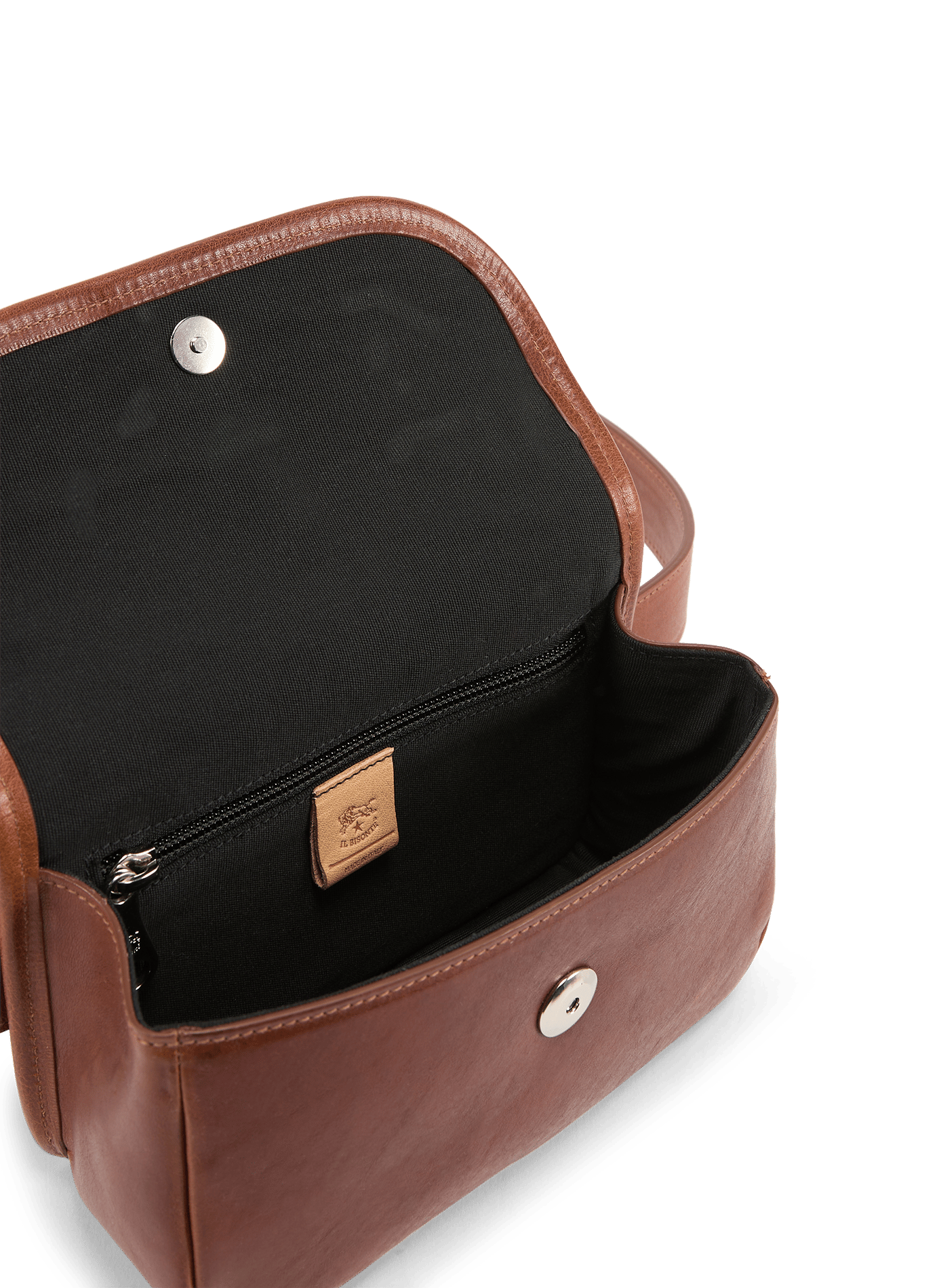 Sac banane à ceinture réglable en cuir IL BISONTE Marron