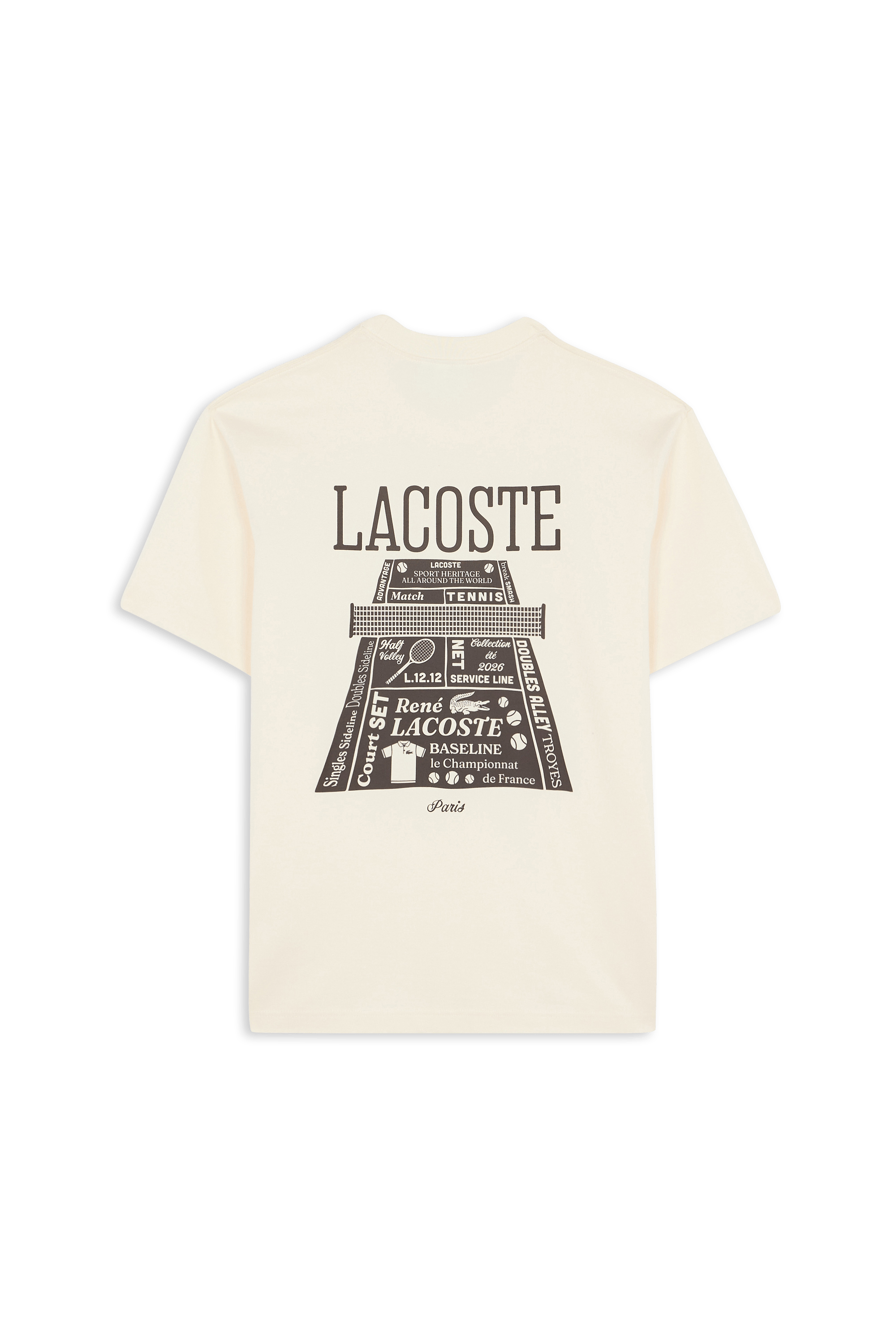 T-shirt tee-shirt LACOSTE Jaune