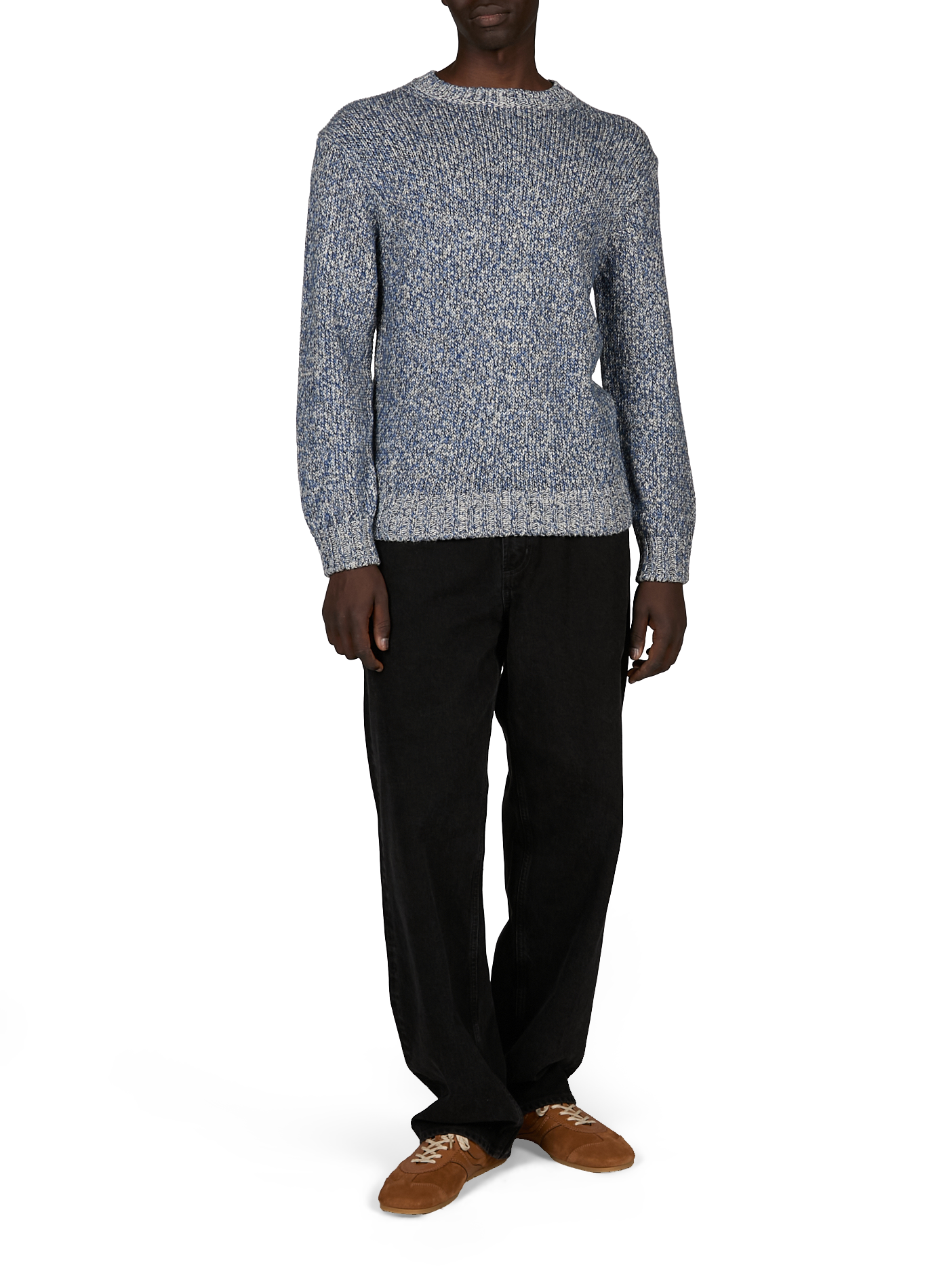 Pull tissé en maille CLOSED Bleu