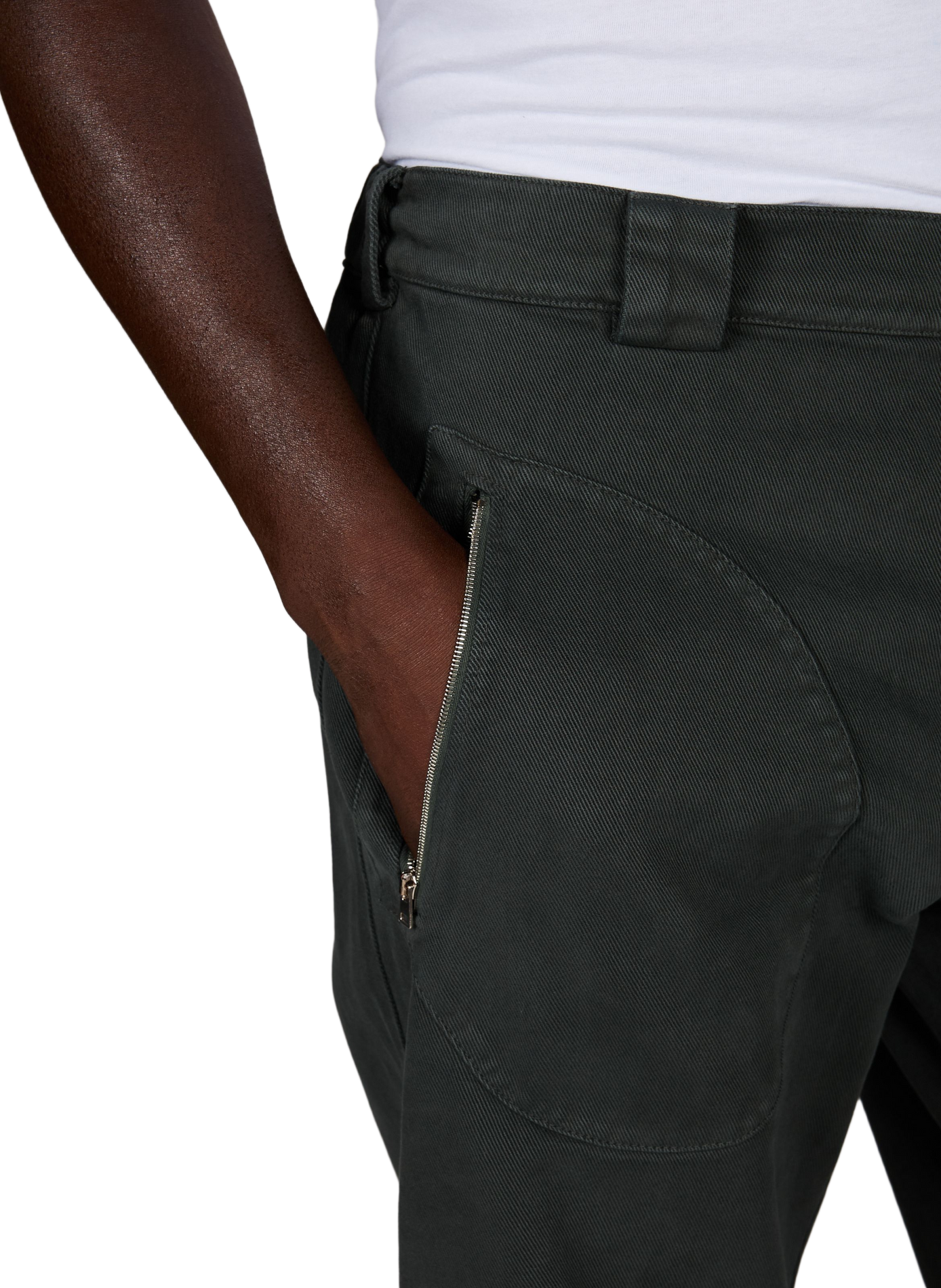 Straight cotton trousers  | Grey RANRA Men
