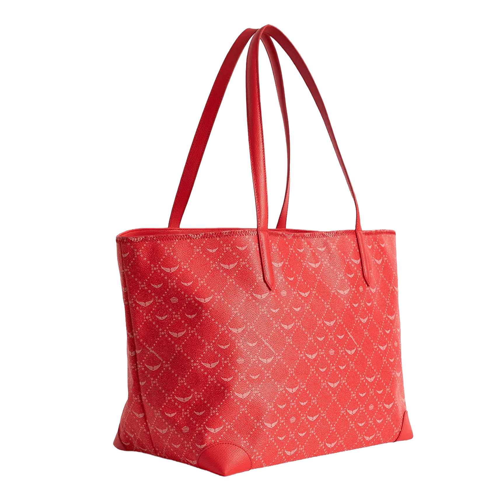 Sac cabas à imprimé monogramme z shopper ZADIG&VOLTAIRE Rouge