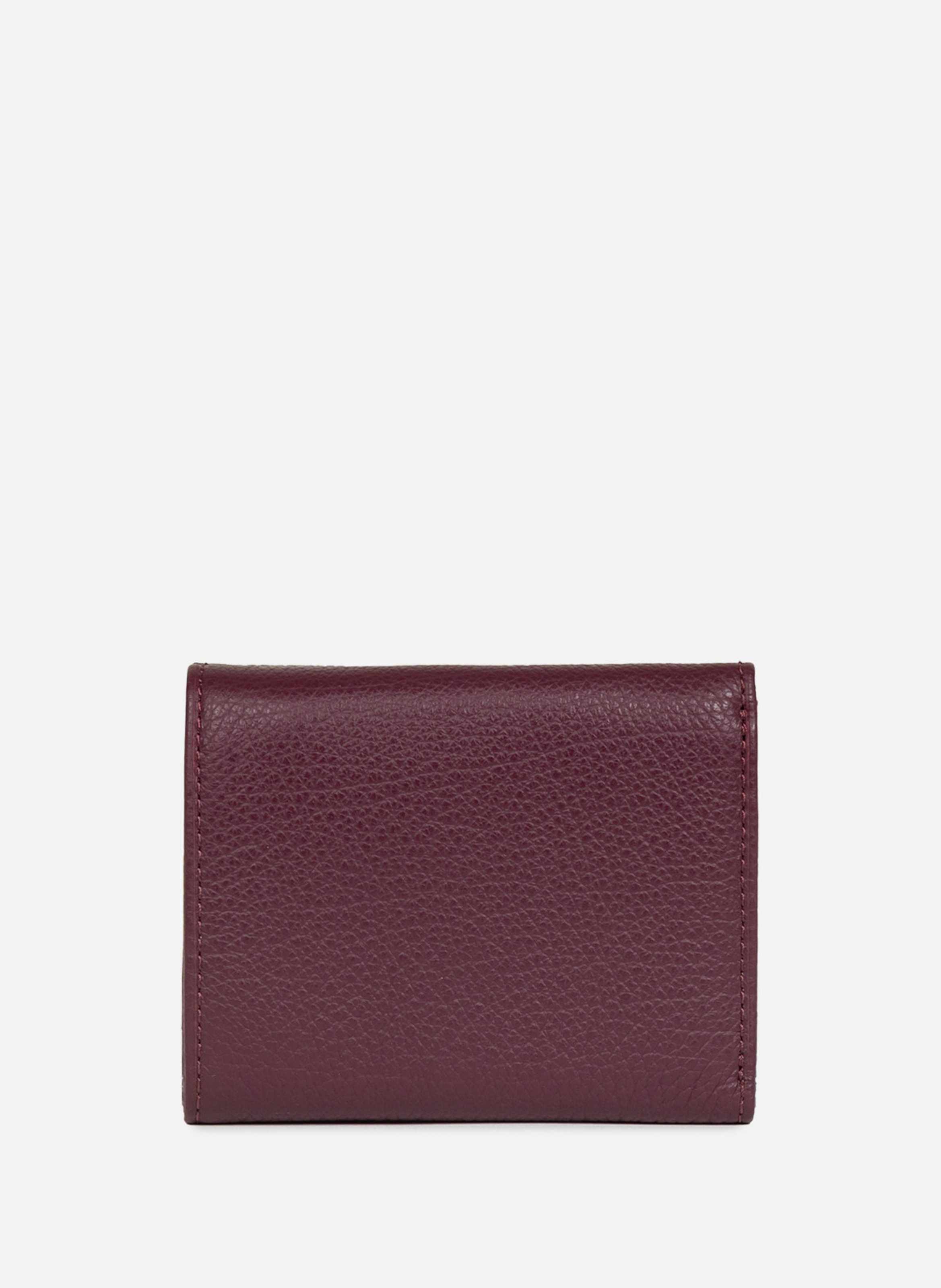 Kleine portemonnee met rits - duinzand LANCASTER Rood