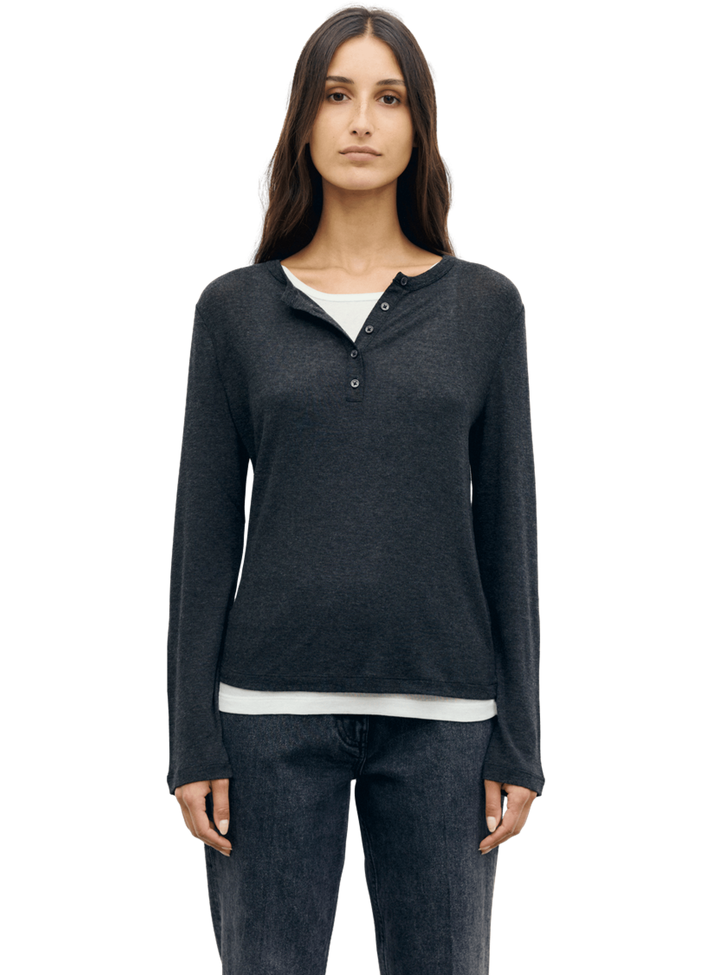 T-shirt superposé - becca GERARD DAREL Gris