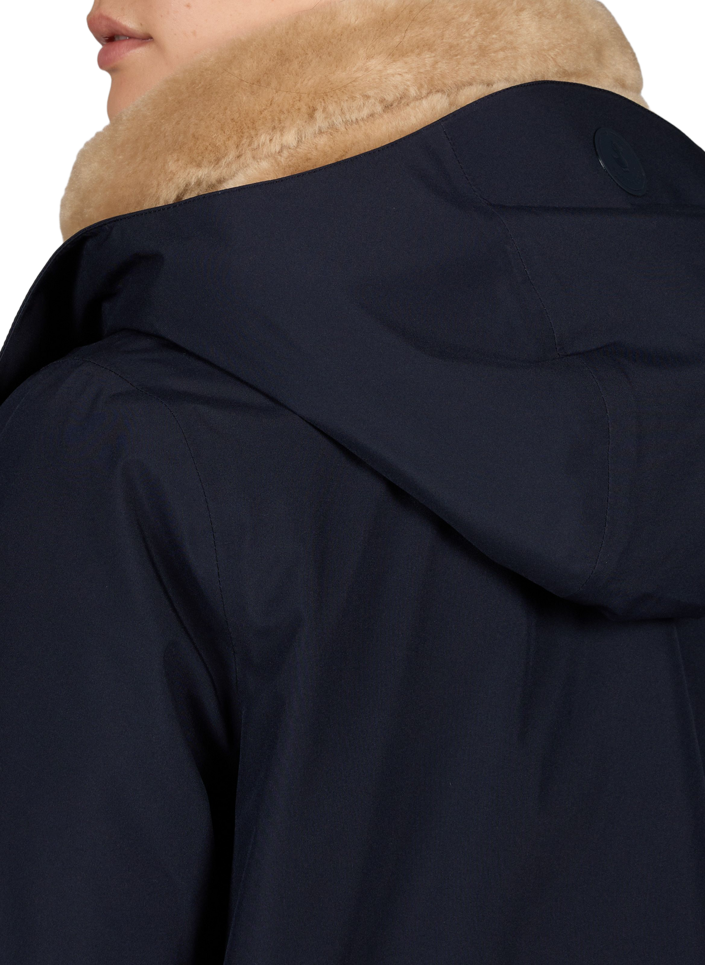 Manteau ample à capuche amovible SAVE THE DUCK Bleu