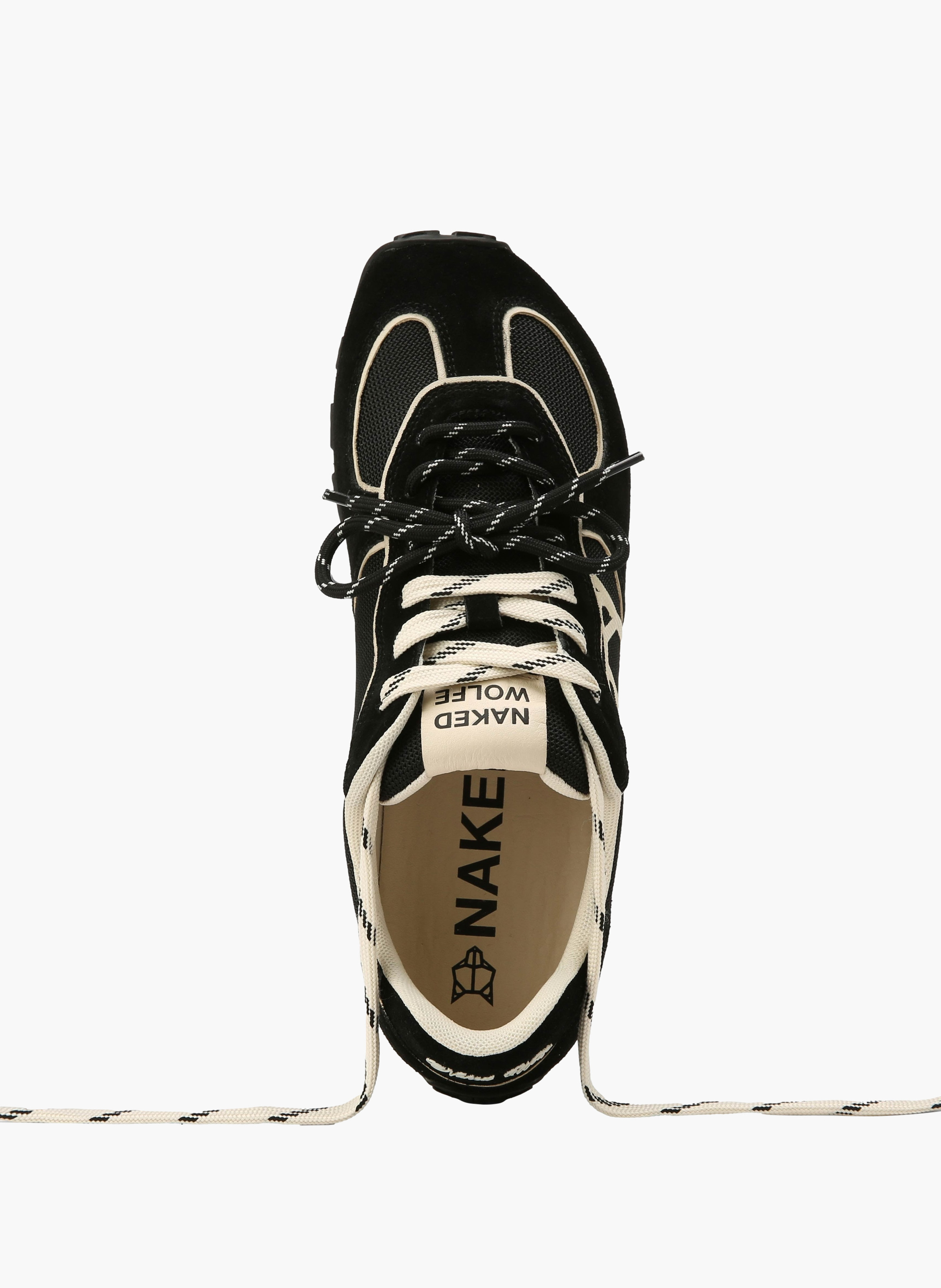 Baskets lightning en mesh NAKED WOLFE Noir