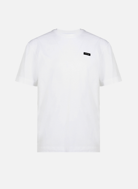 T-shirt en coton mélangé WhiteCALVIN KLEIN 