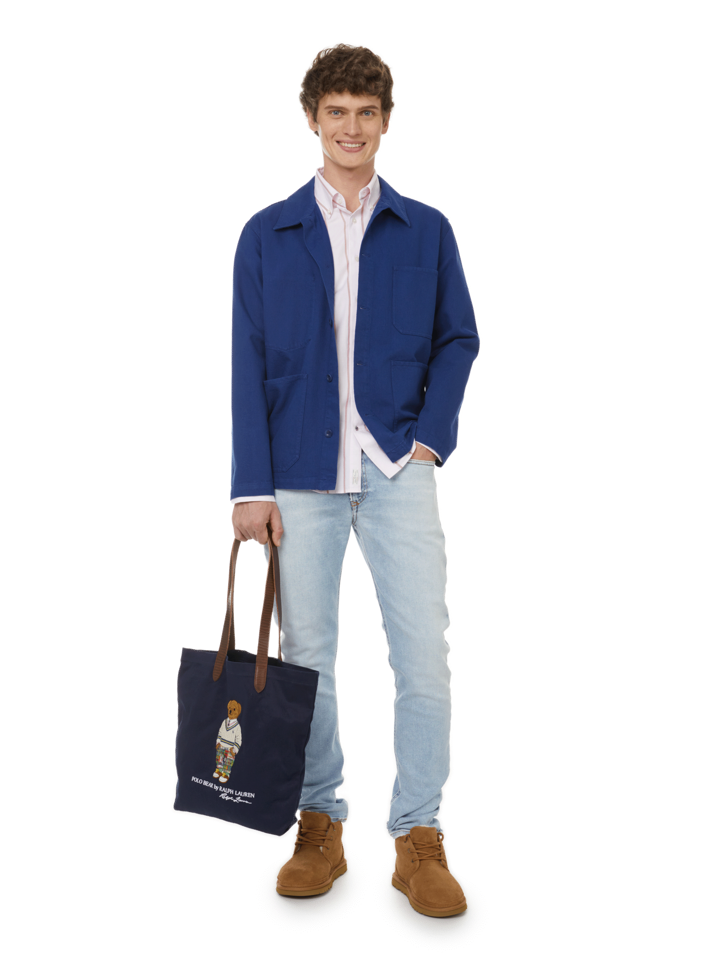 Suede lace-up shoes UGG Brown