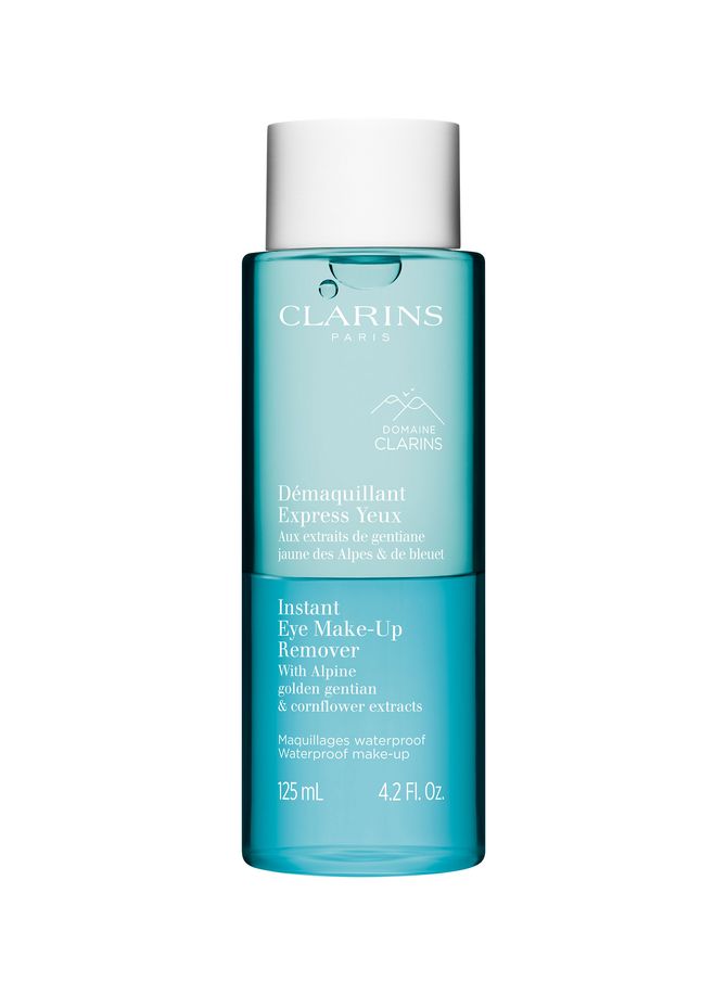 Express Eye Make-up Remover With extracts of yellow Alpine gentian & cornflower CLARINS