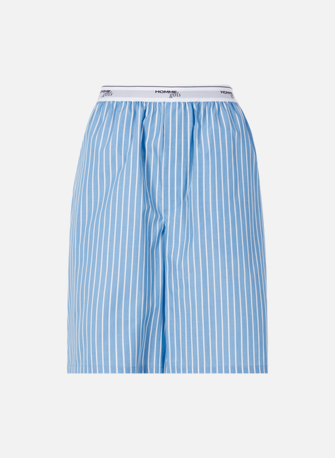 Striped cotton shorts MulticolorHOMMEGIRLS 