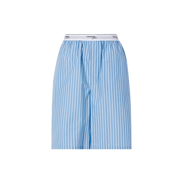 Short rayé en coton